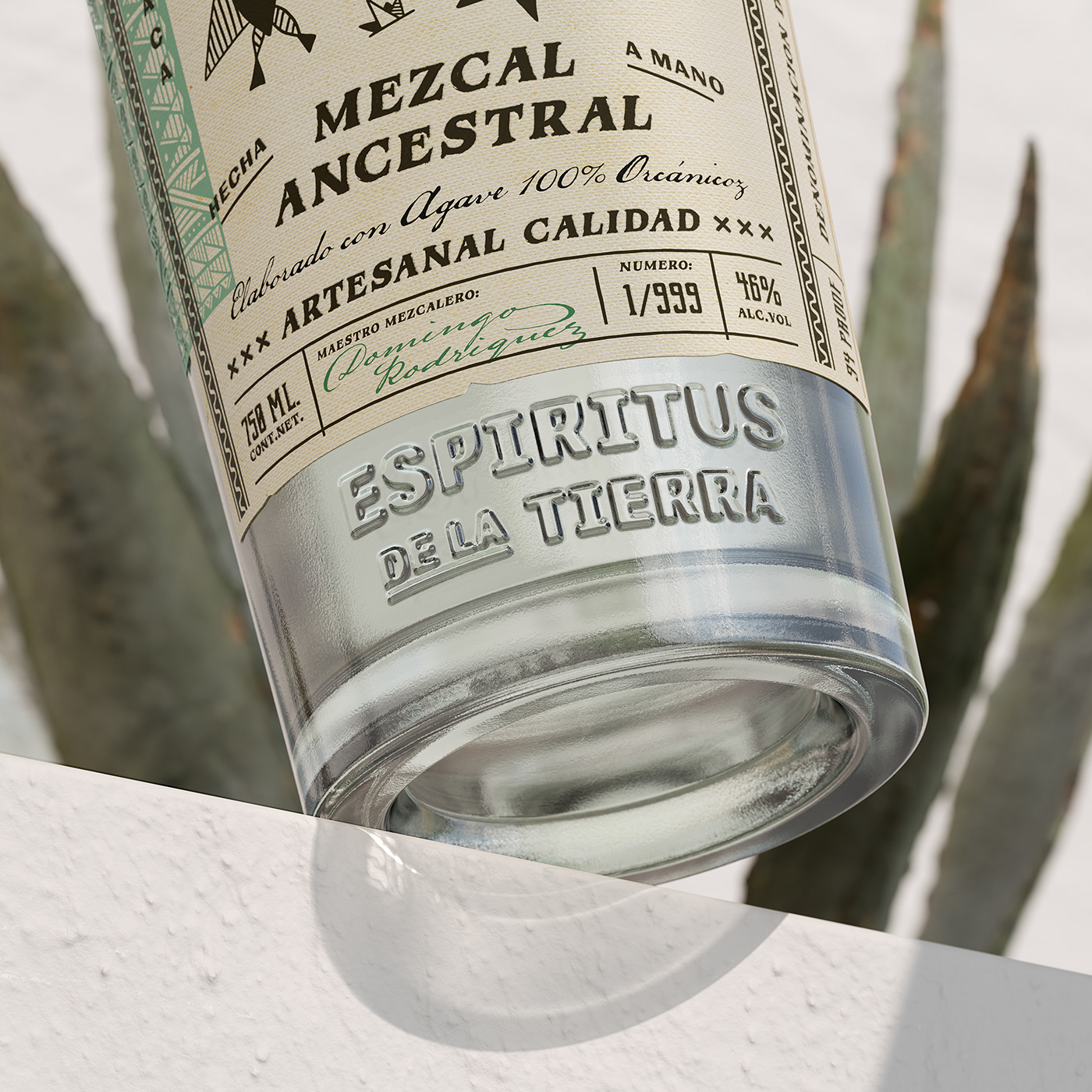 Bottle body design，Mescal wine，traditional nature，sense of modernity，