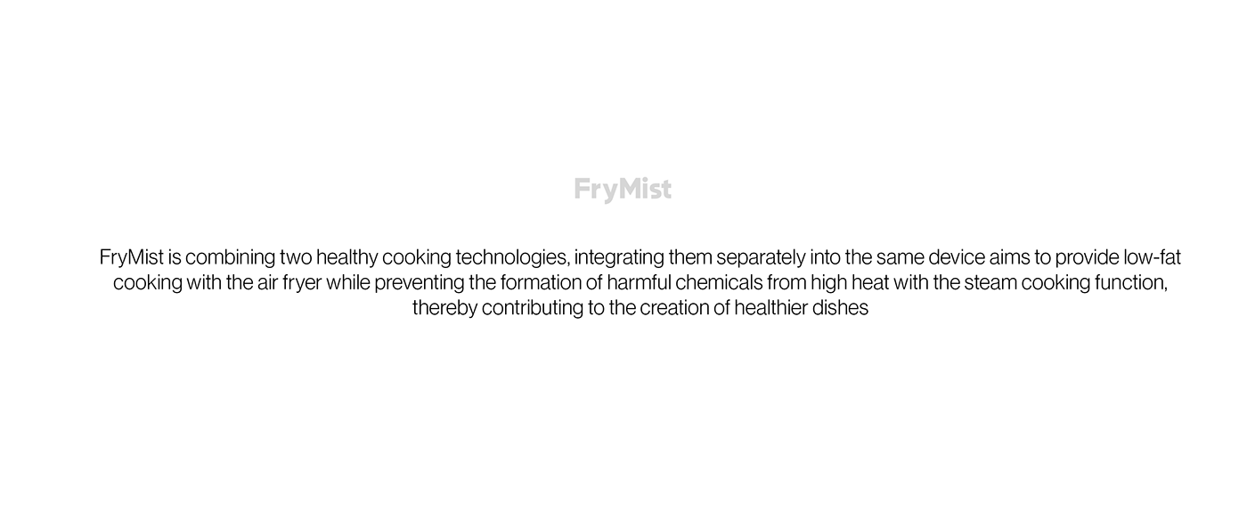 Kitchen Innovation，healthy，FryMist，steamer，Air fryer，