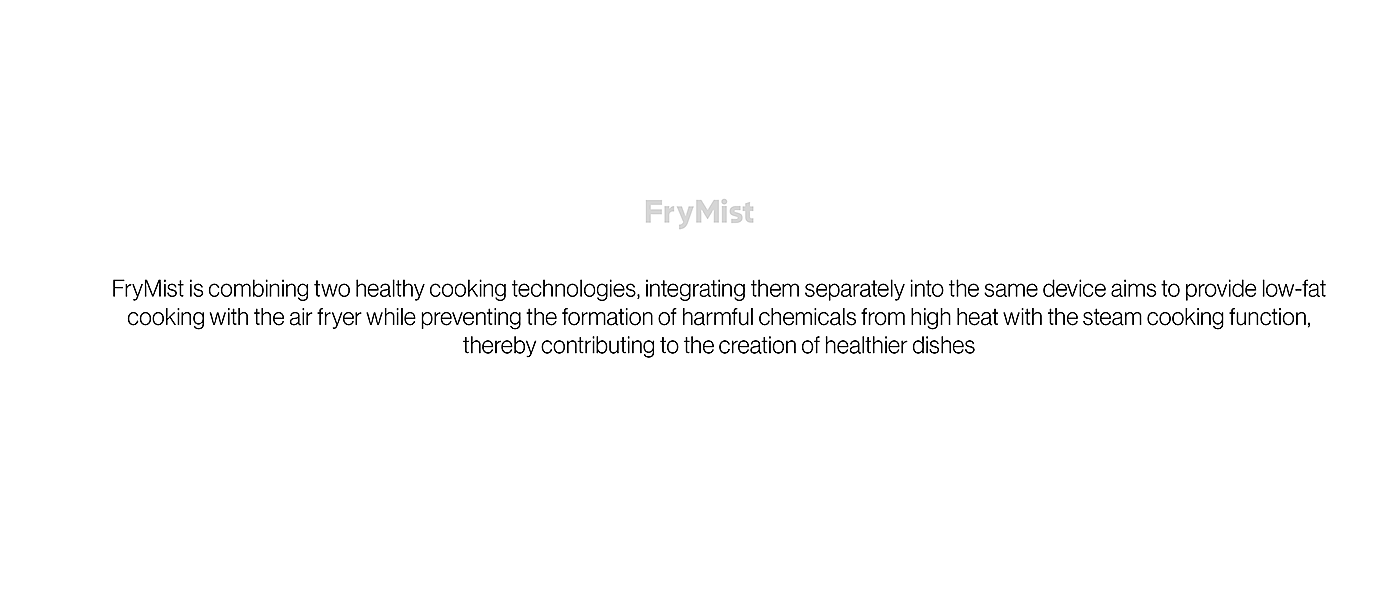 Kitchen Innovation，healthy，FryMist，steamer，Air fryer，