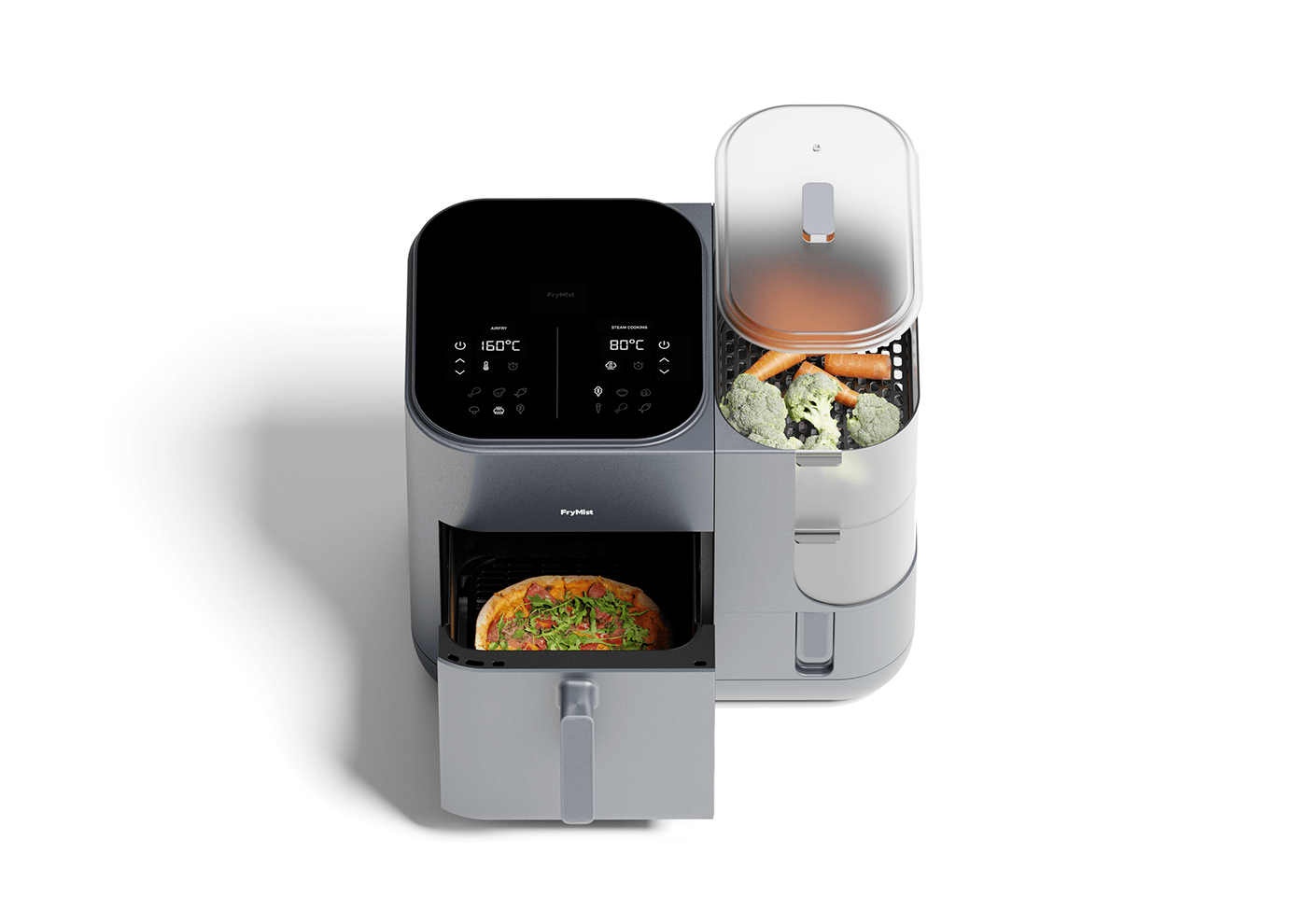 Kitchen Innovation，healthy，FryMist，steamer，Air fryer，