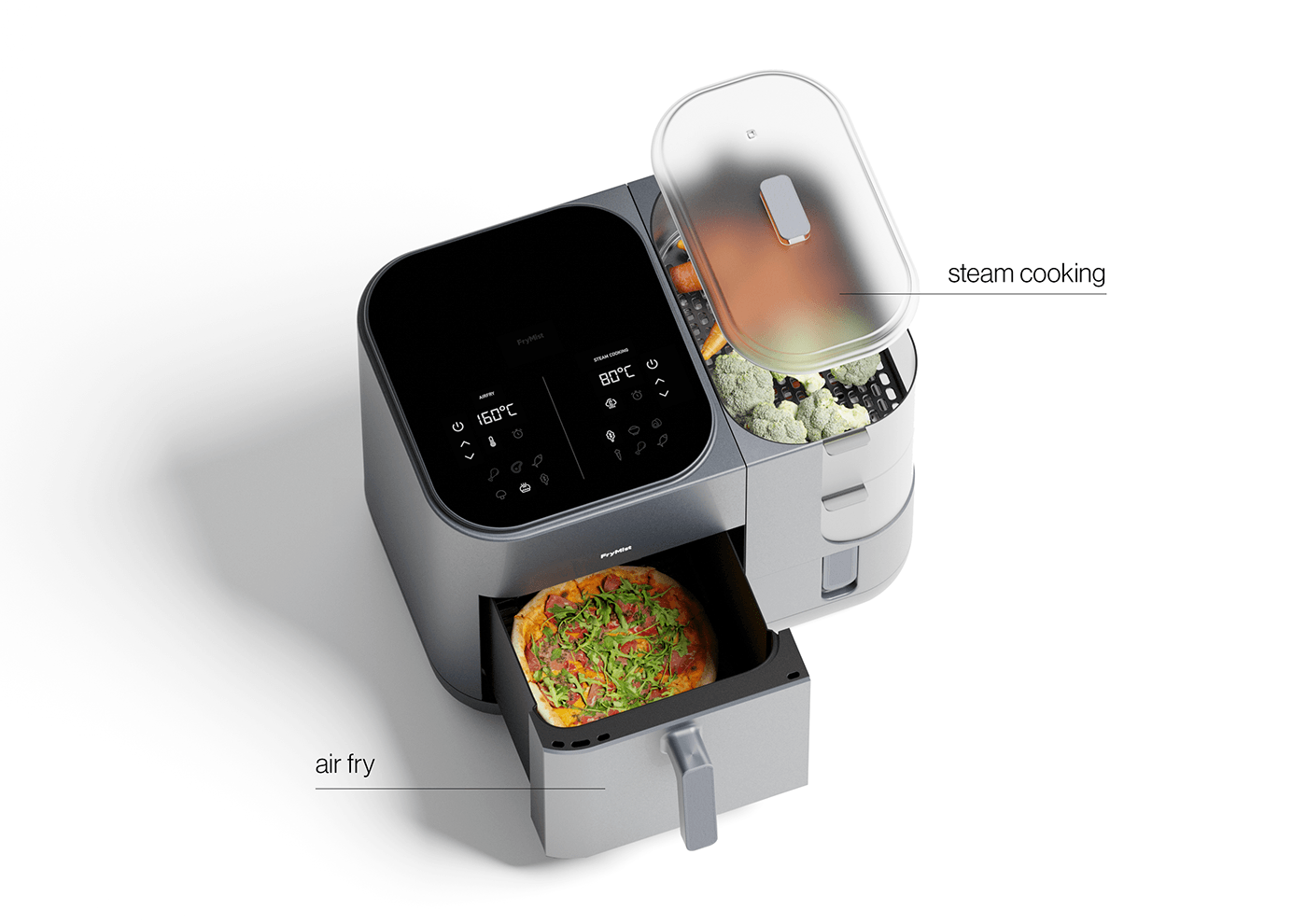 Kitchen Innovation，healthy，FryMist，steamer，Air fryer，