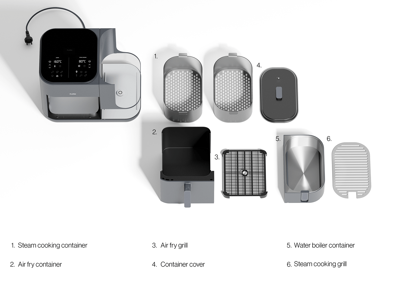 Kitchen Innovation，healthy，FryMist，steamer，Air fryer，