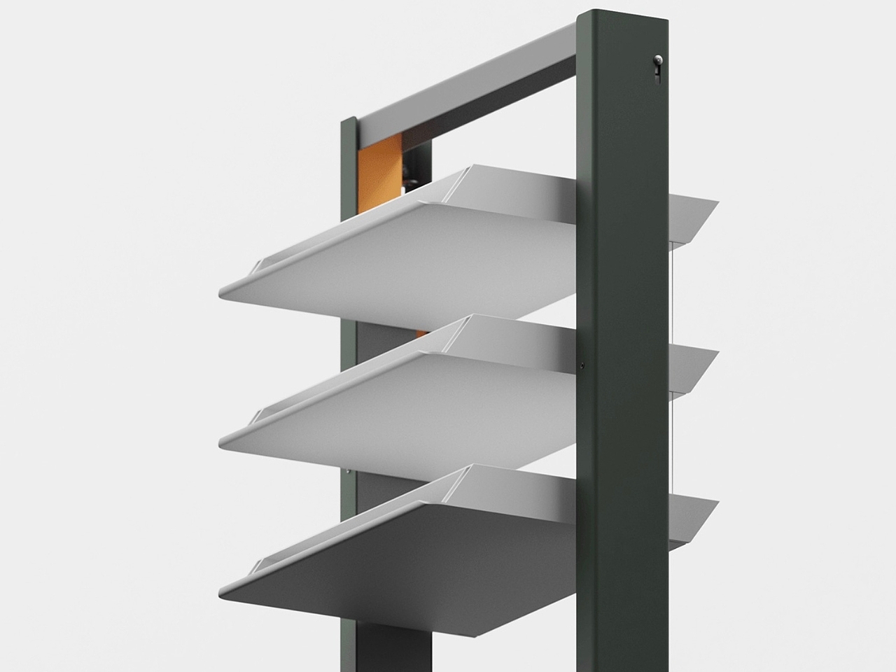 Tab Document Rack，Pause Lounge Stand，Peep Desk Wall，office，