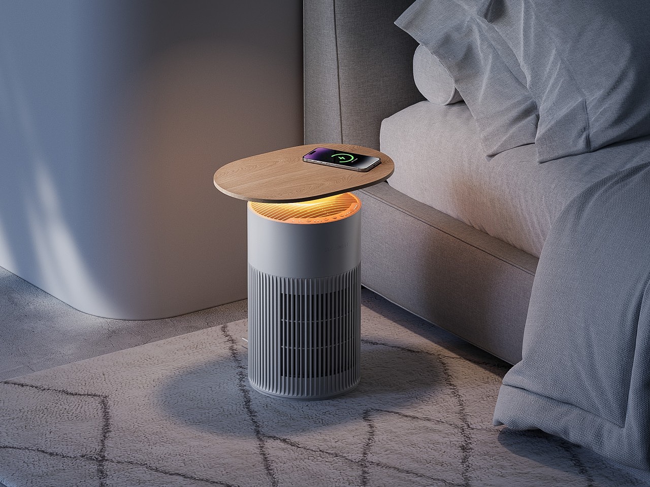 air cleaner，Multifunctional furniture，Smart home，wireless charger ，