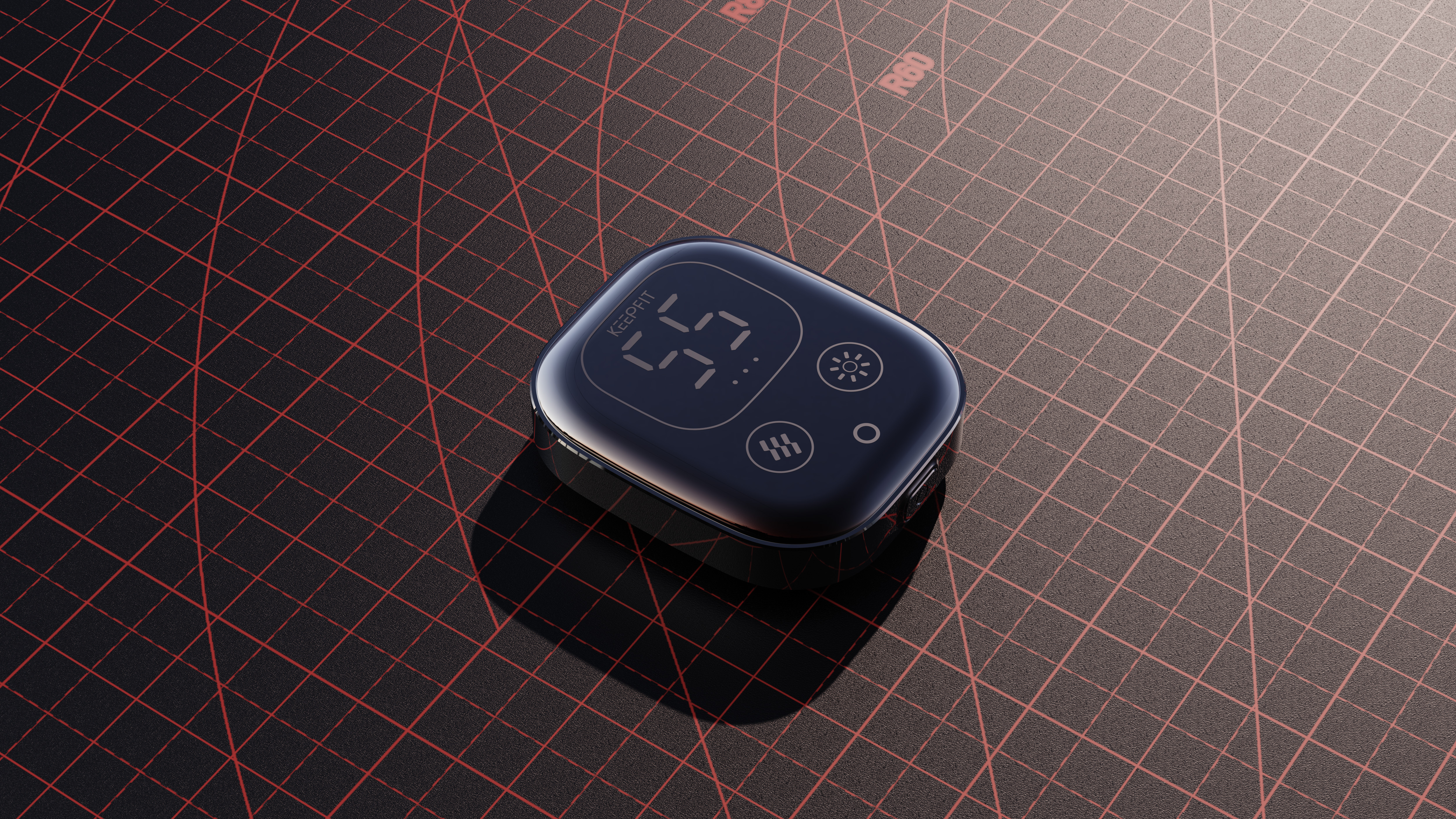 kneepad，Massage apparatus，Hot compress，XMT DESIGN，One machine with multiple functions，Mechanical arm，gemstone，texture，