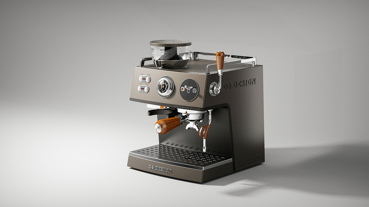 industrial design，Coffee machine，record，