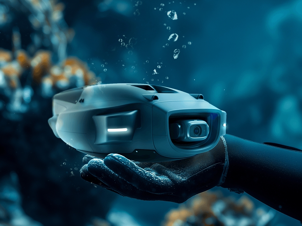 Underwater camera，UAV，Autonomous Tracking，high definition，Underwater photography，