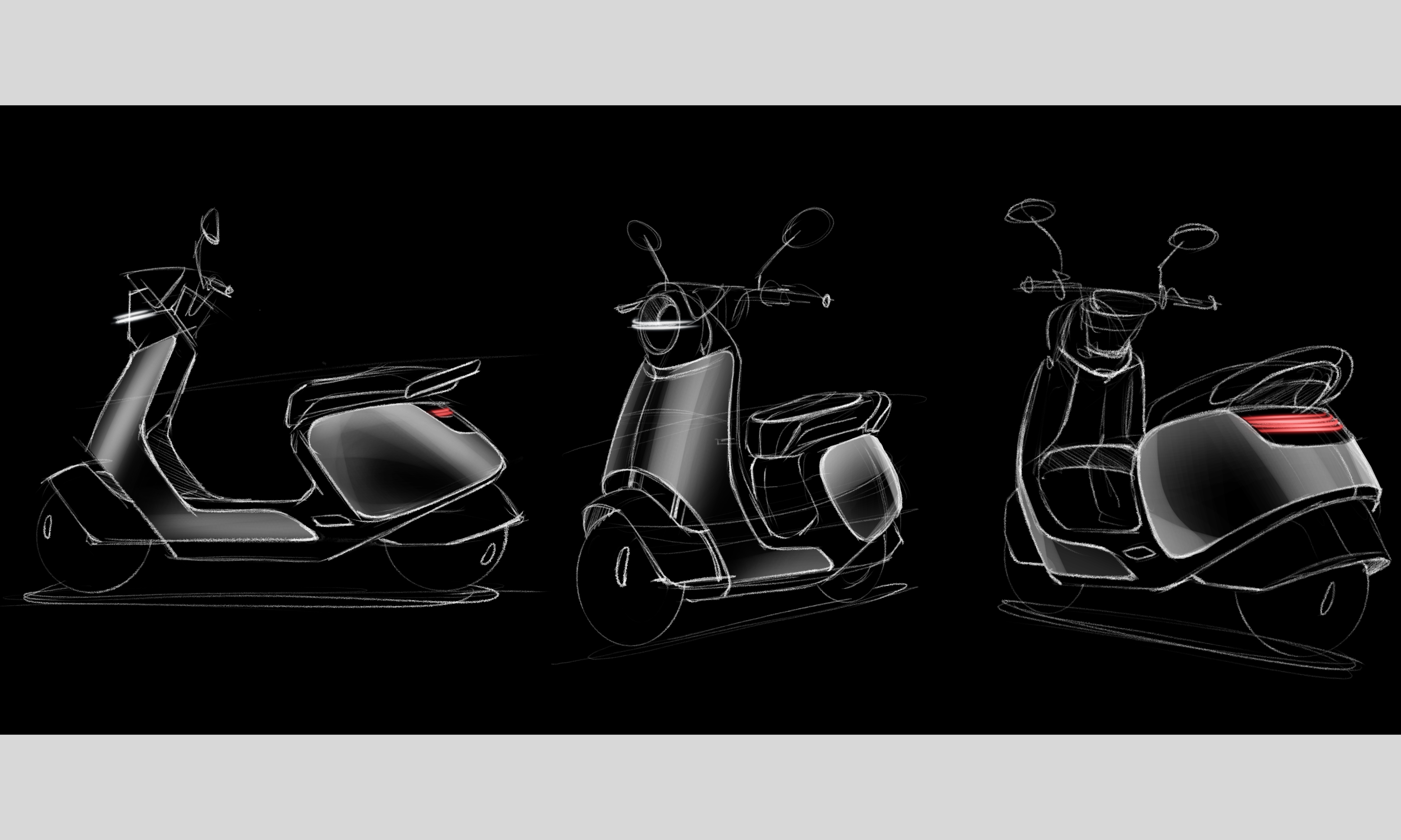 Electric friction，Electric vehicle，Turtle car，industrial design，Two wheeled vehicle design，vehicle，Hand drawn，Q，