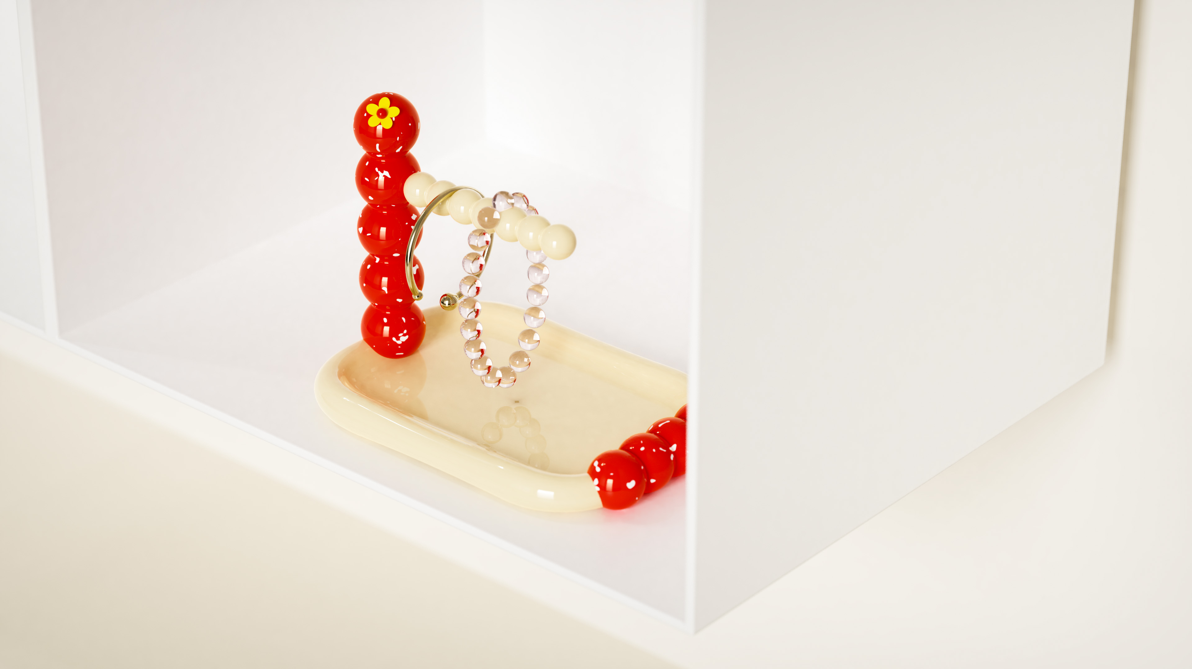 Storage rack，Storage rack，Porch，Key storage box，Cream wind，Tray，Ornaments，