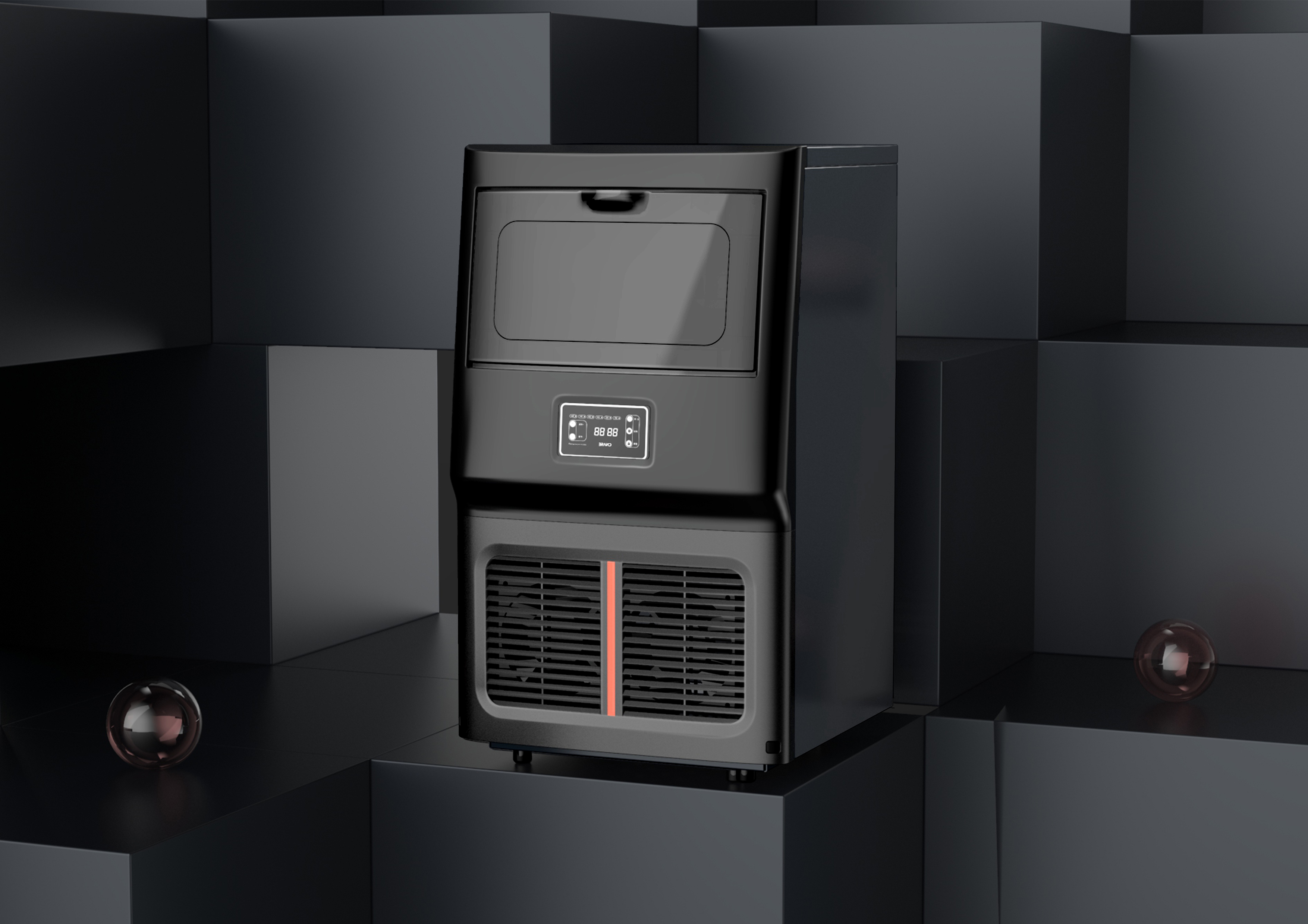 Ice maker，commercial，Molded shell，