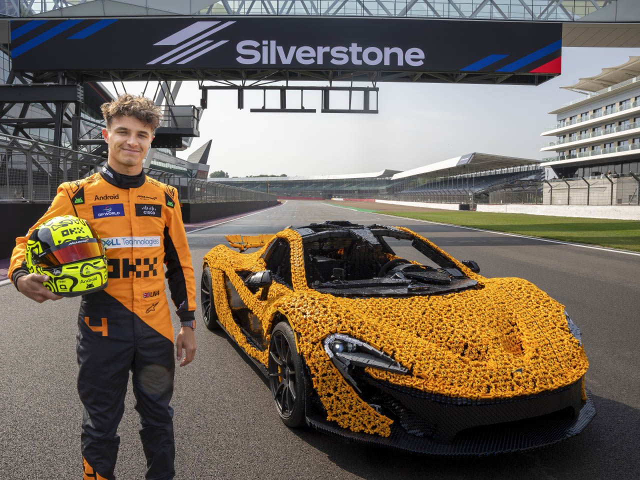 lego，McLaren P1，Silverstone Circuit，Steel frame，racing，