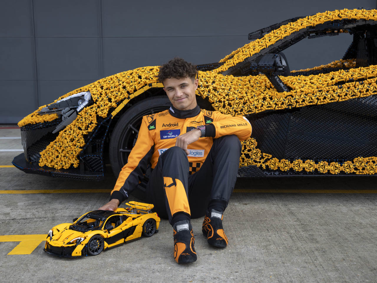 lego，McLaren P1，Silverstone Circuit，Steel frame，racing，