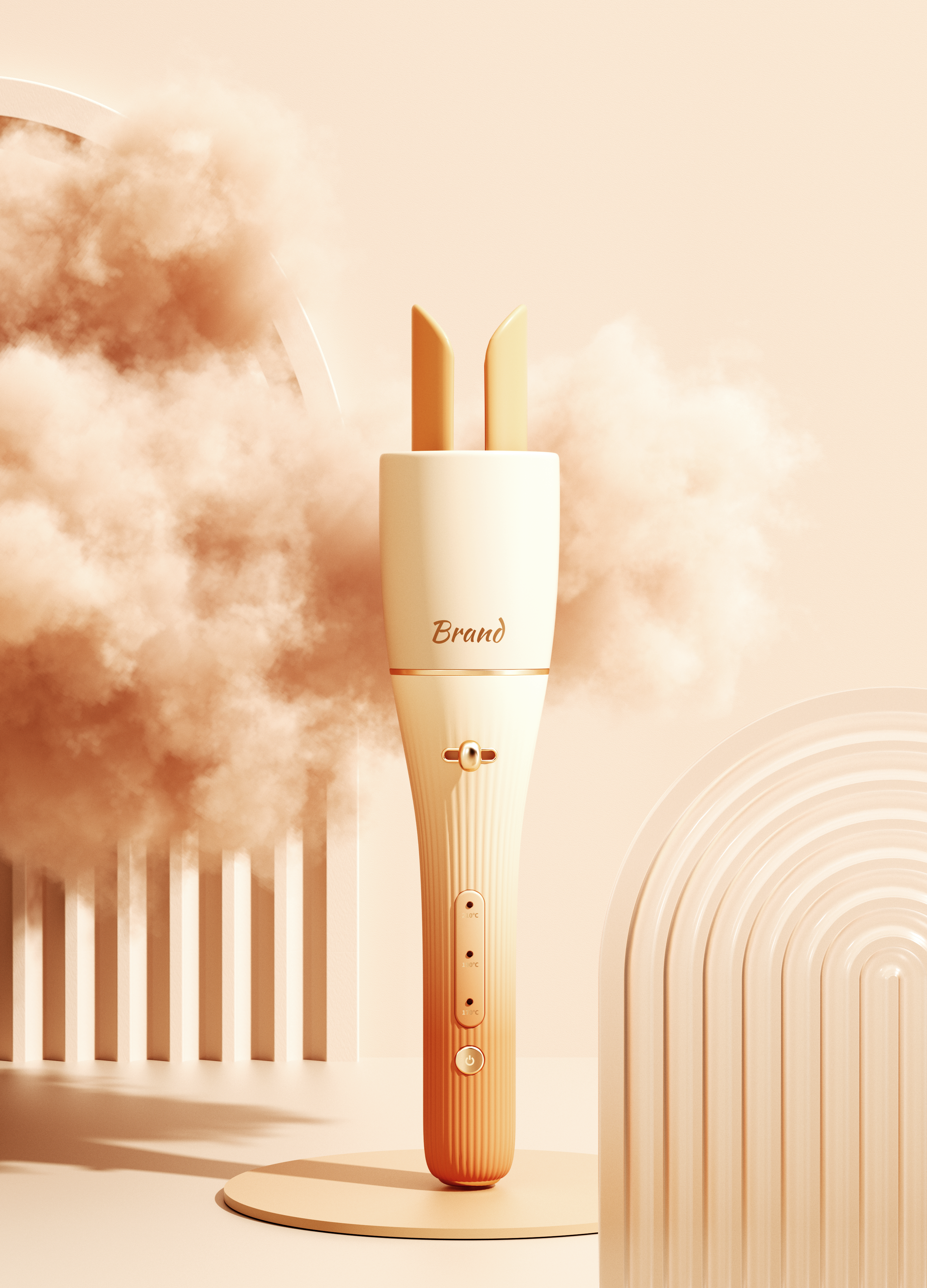 Beauty makeup，Automatic Curling Rod，Curly hair，Hairdressing，Mellow，lovely，