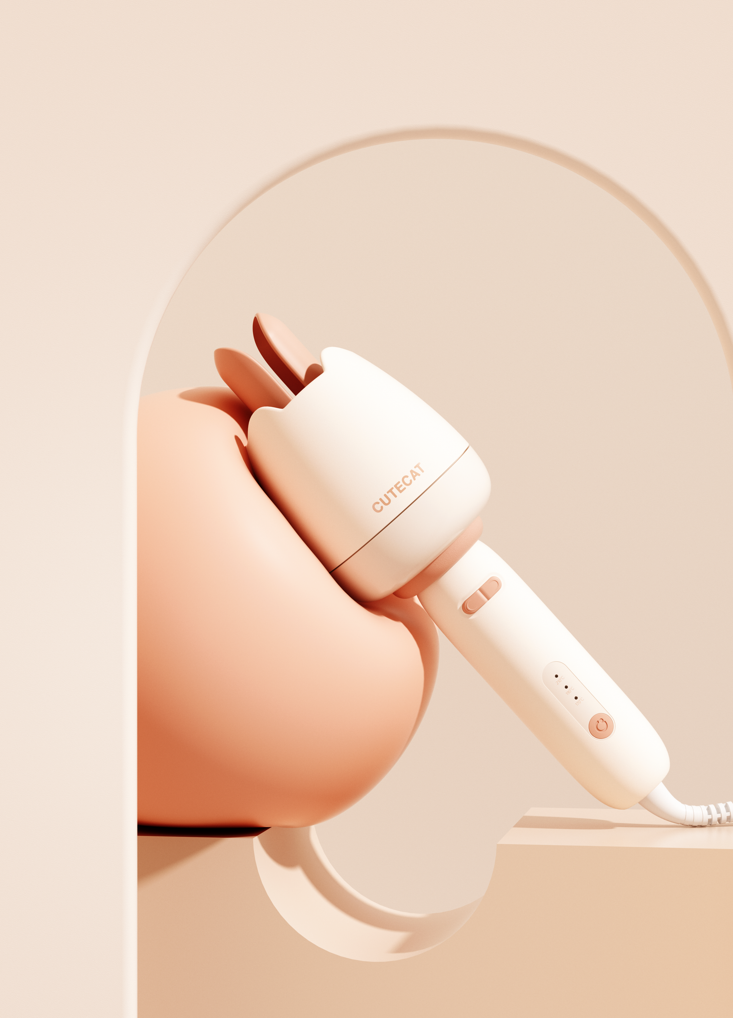 Beauty makeup，Automatic Curling Rod，Curly hair，Hairdressing，Mellow，lovely，