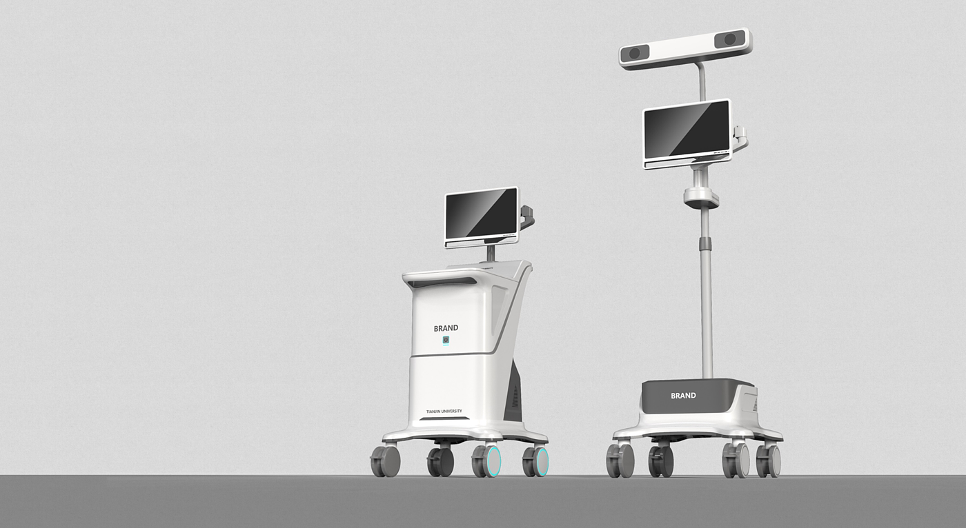 Design of medical master control trolley，Medical trolley design，Medical equipment design，Medical device design，Medical product design，Medical device design，