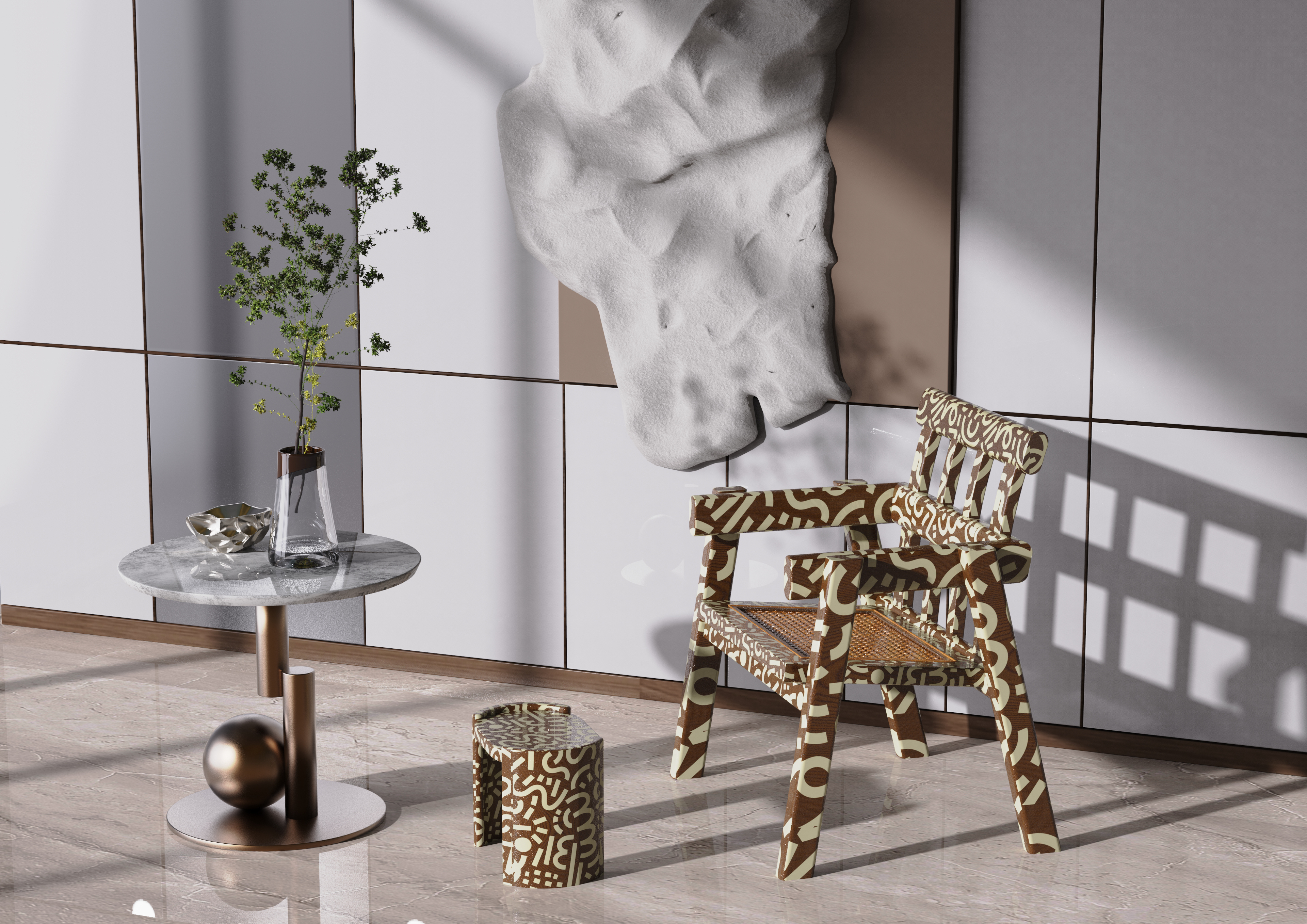 furniture design ，Graffiti，personality，