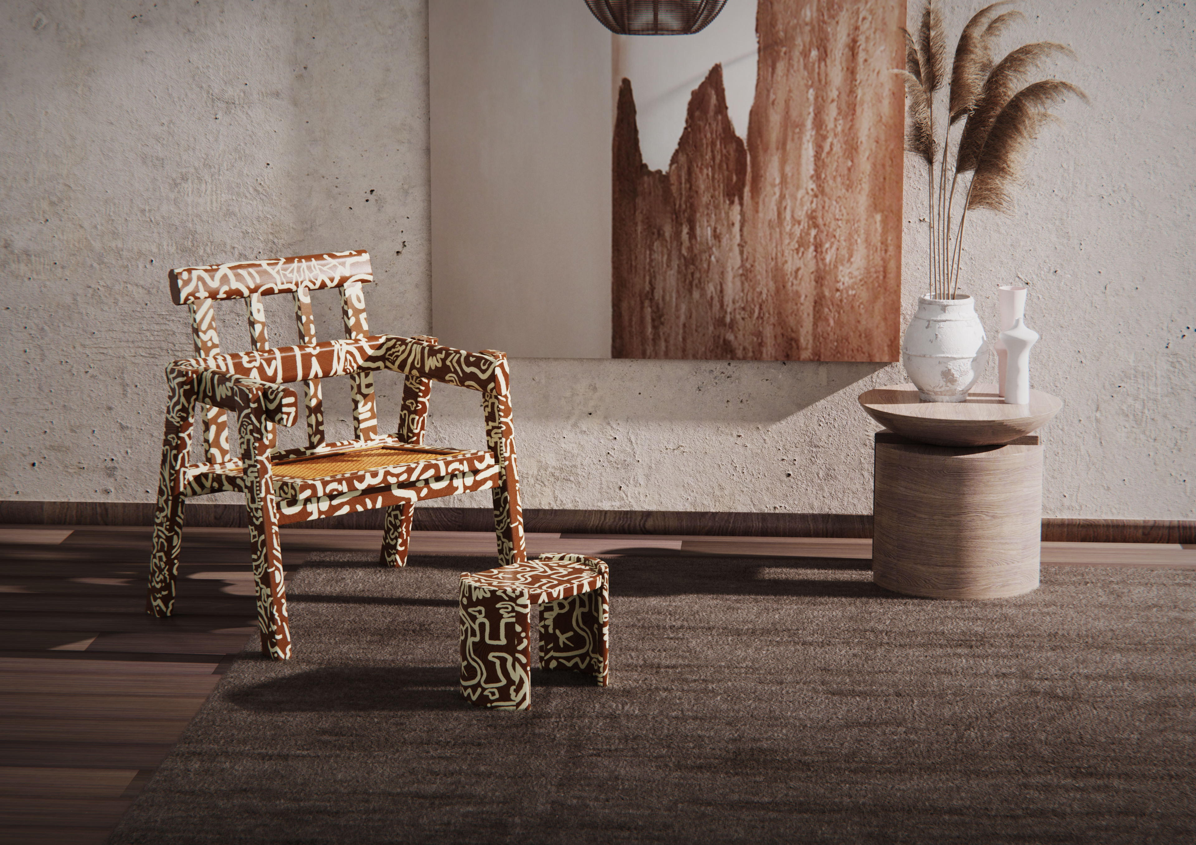 furniture design ，Graffiti，personality，