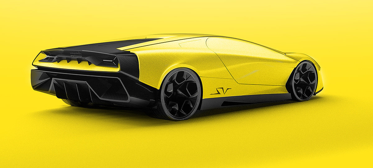 Lamborghini，Lamborghini，SuperFast，vehicle，conceptual design，