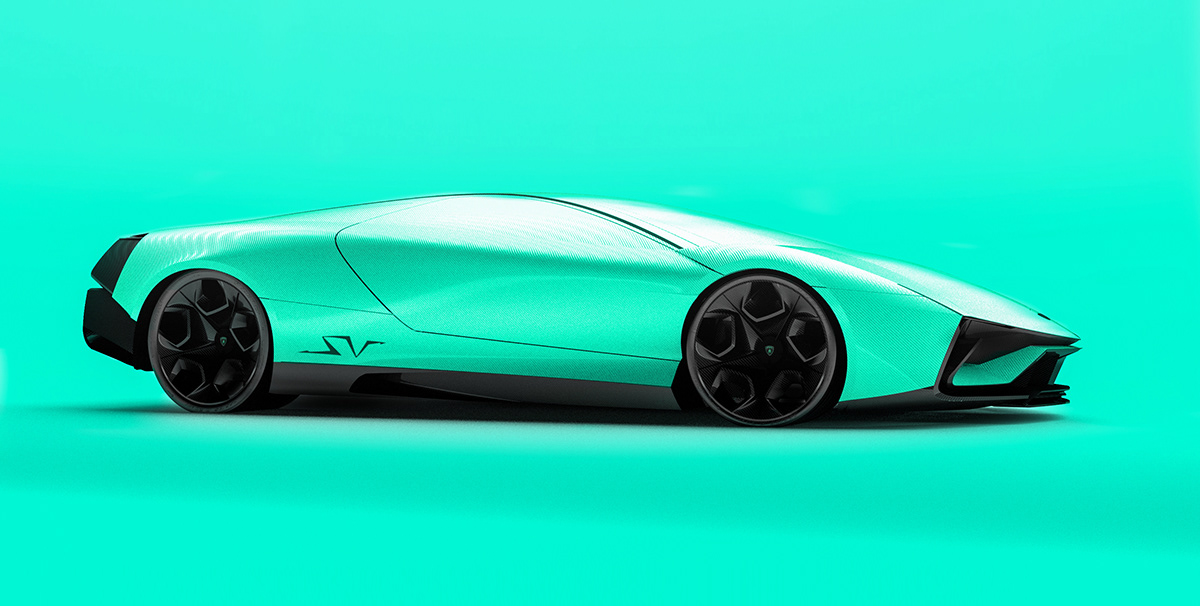 Lamborghini，Lamborghini，SuperFast，vehicle，conceptual design，