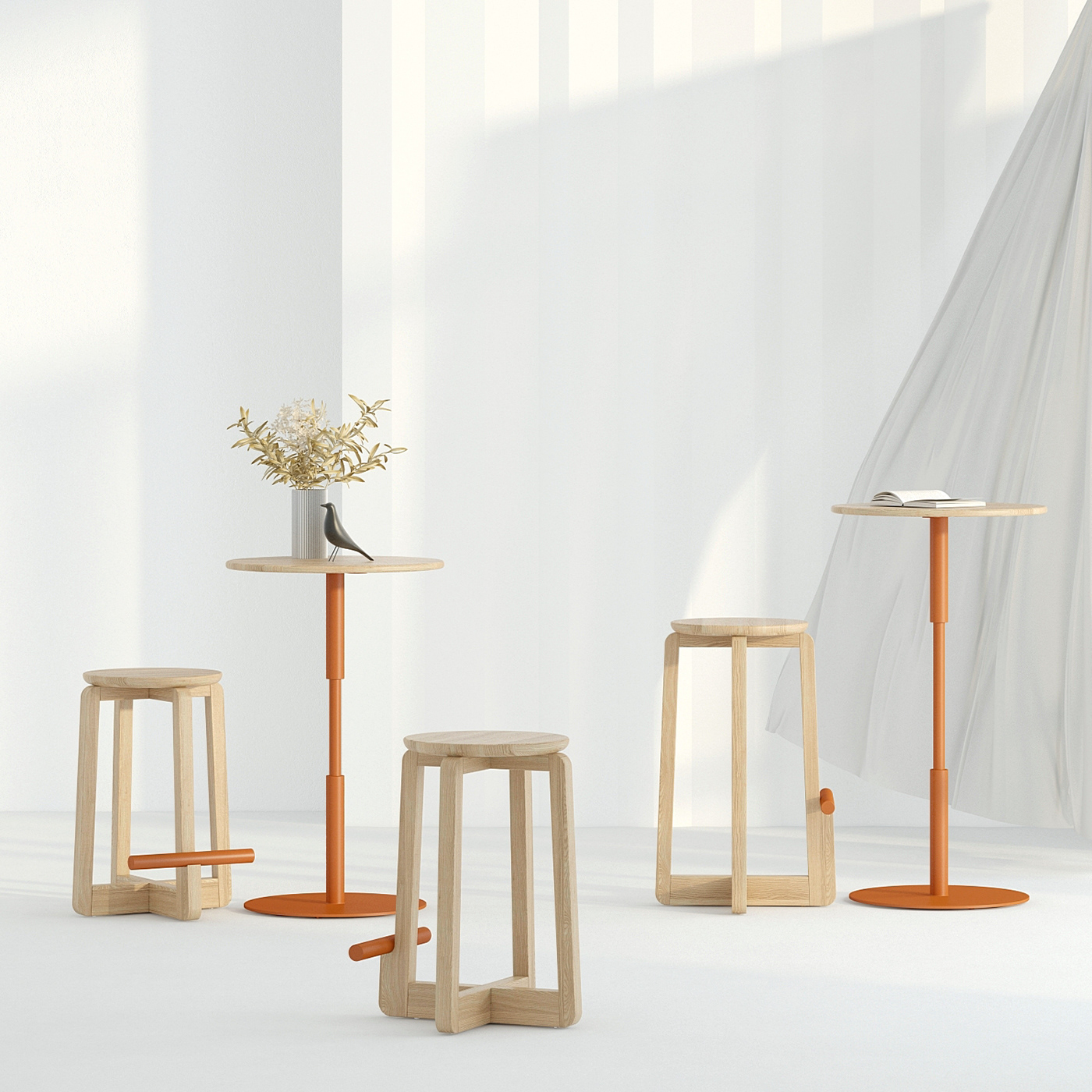 Diox，furniture，stool，industrial design，