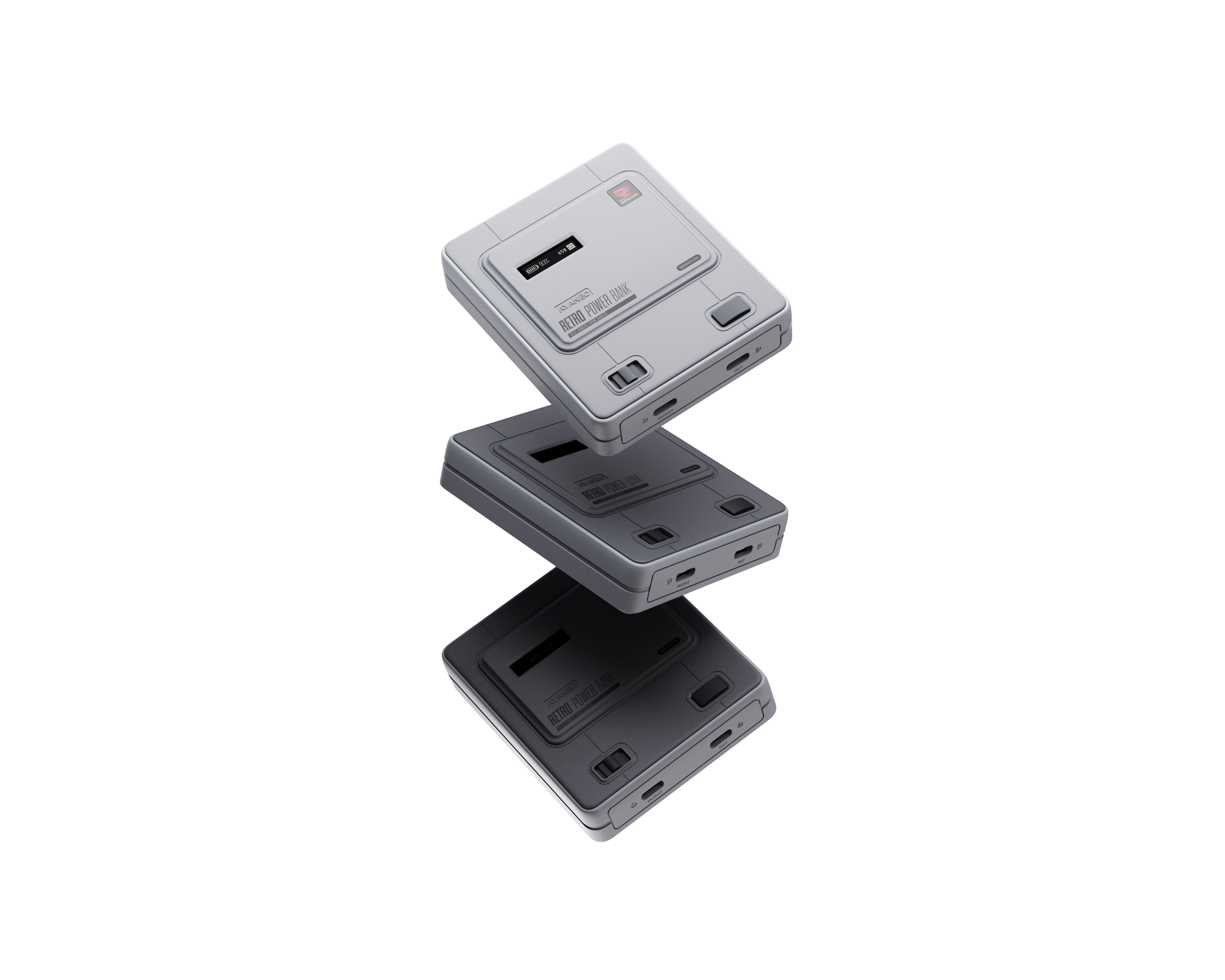 Charging treasure, retro game machine, retro，