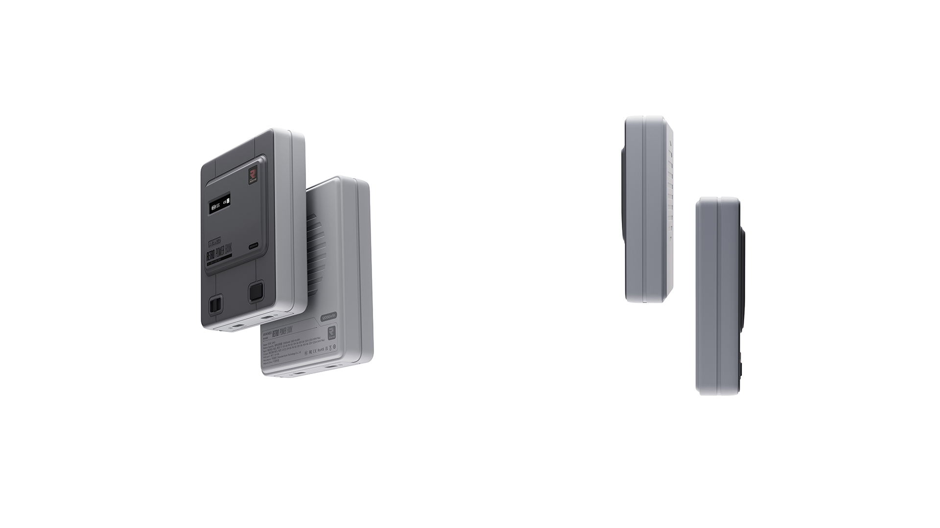 Charging treasure, retro game machine, retro，