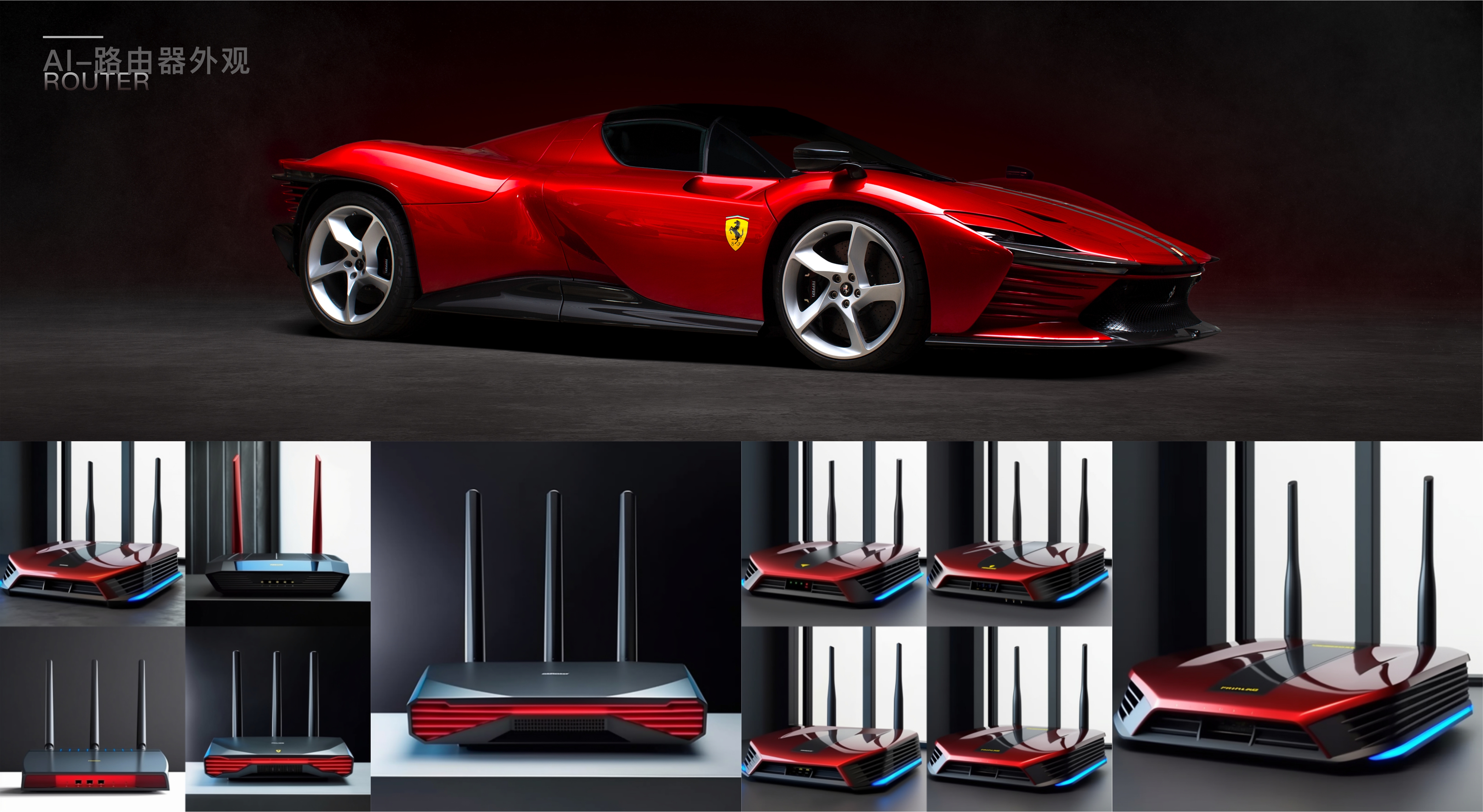 ai，Router，Sports car，