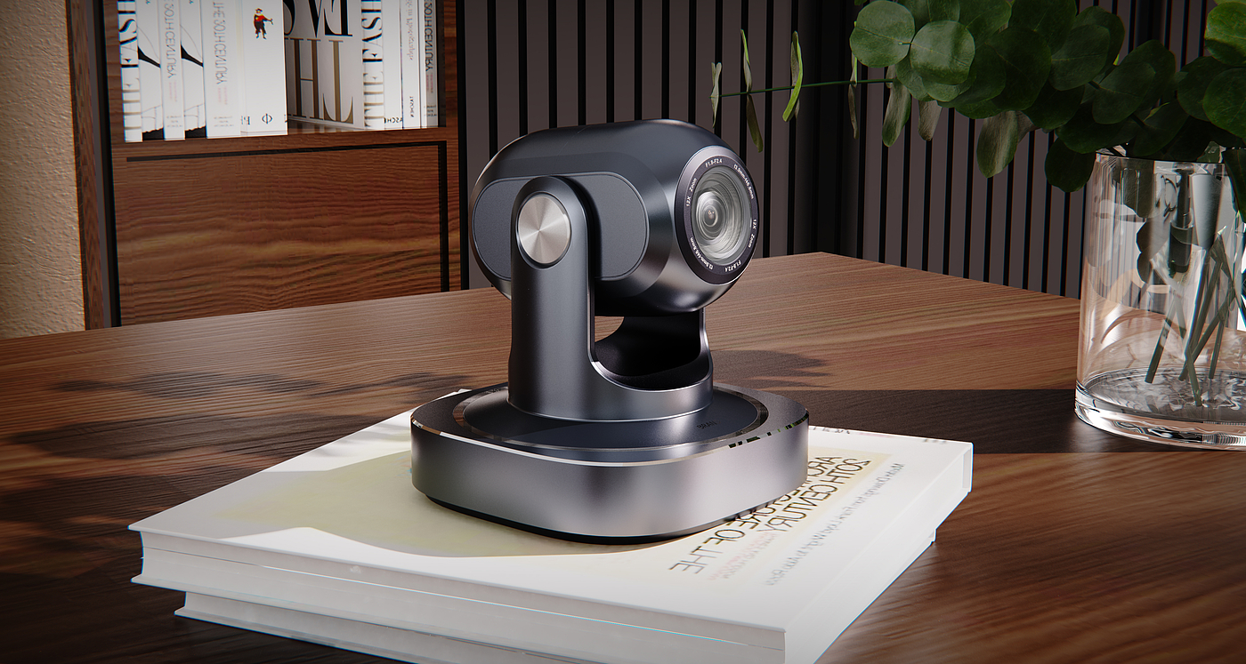 PTZ camera. Video conferencing cameras. Product Design，