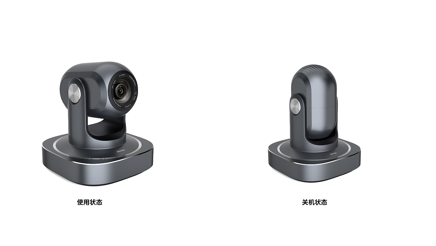 PTZ camera. Video conferencing cameras. Product Design，