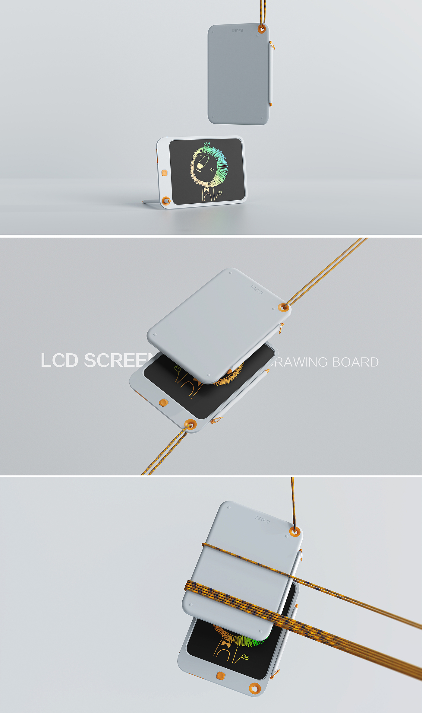 Minimalist，LCD panel，Stationery，Handwriting board，Office products，Creative message board，Liquid crystal drawing board，