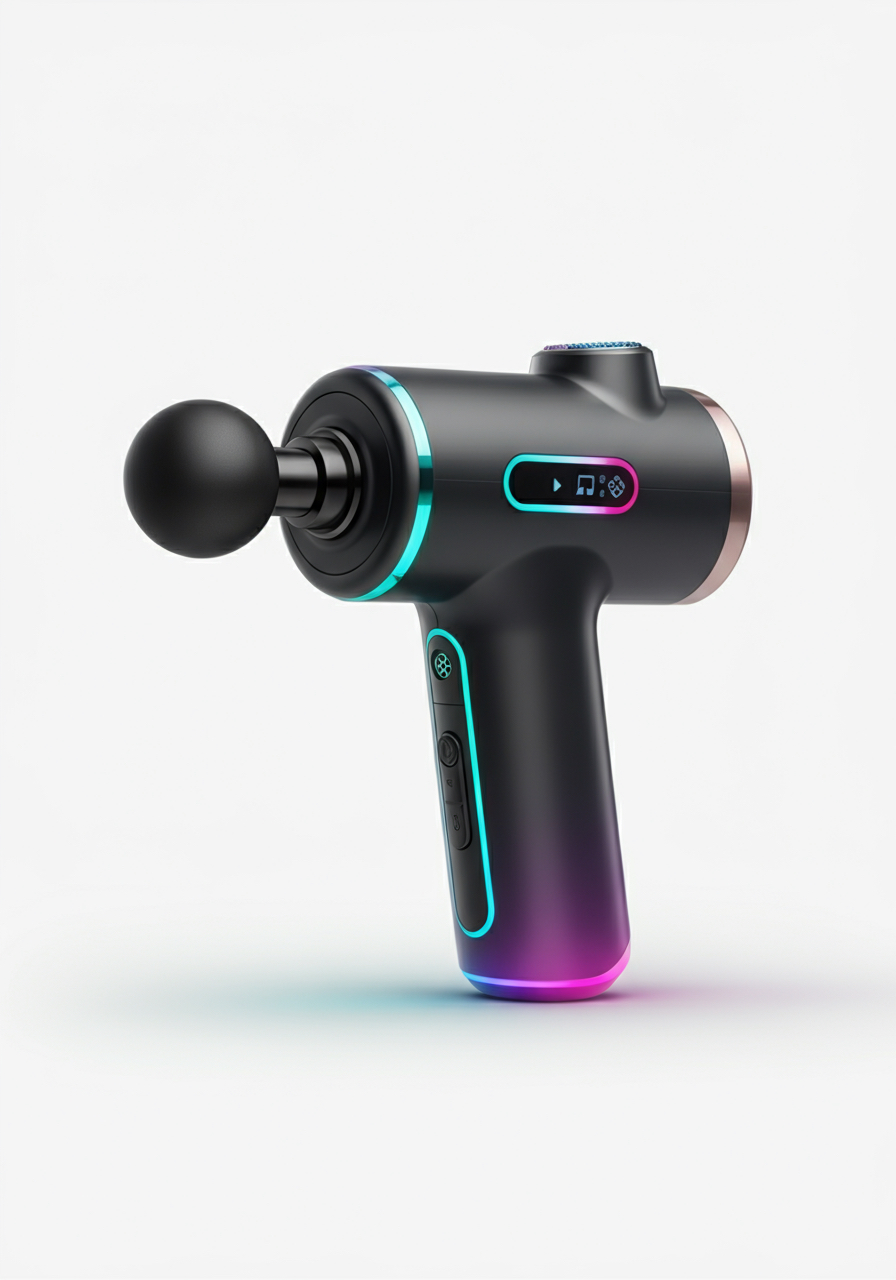 AI design，industrial design，Fascia gun design，