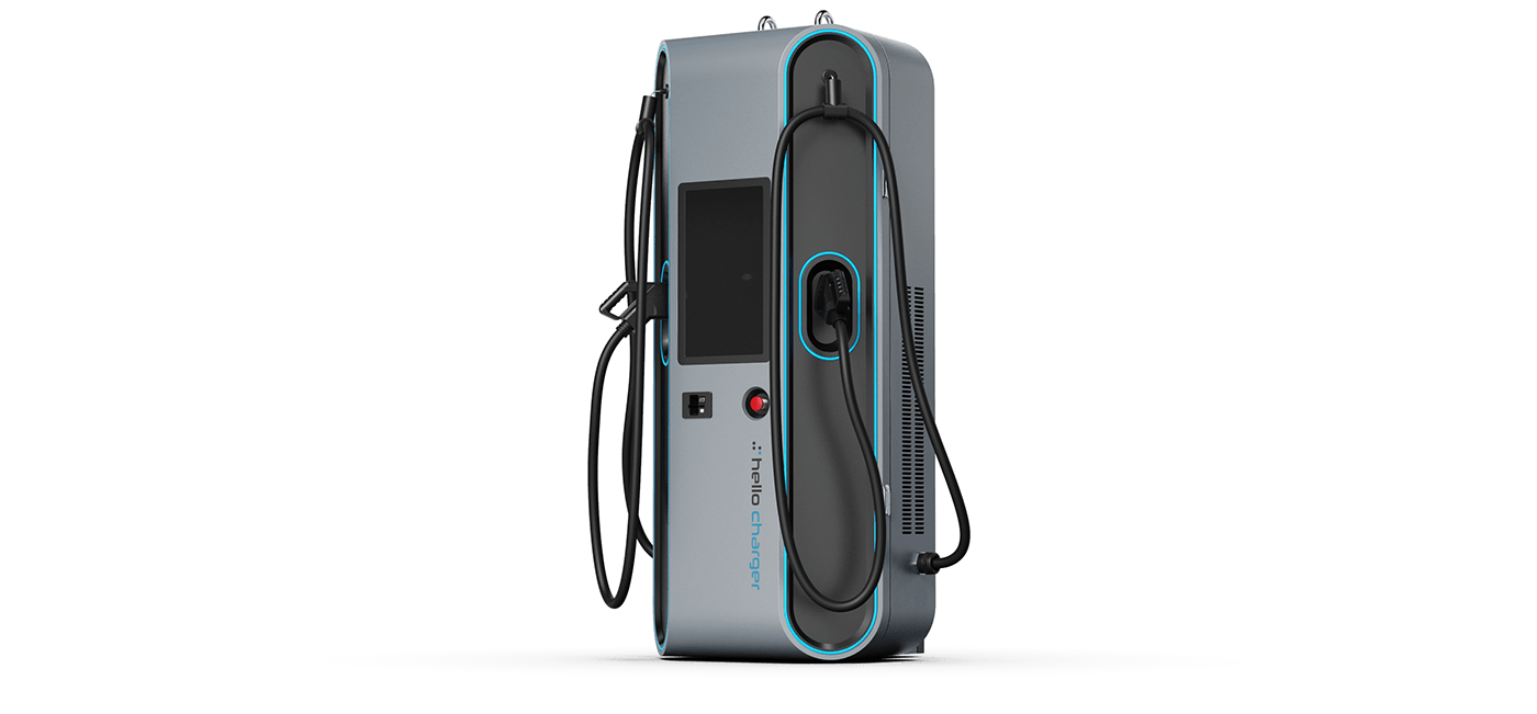 200kW EV Charger，Electric vehicle charging pile，industrial design，industrial equipment ，