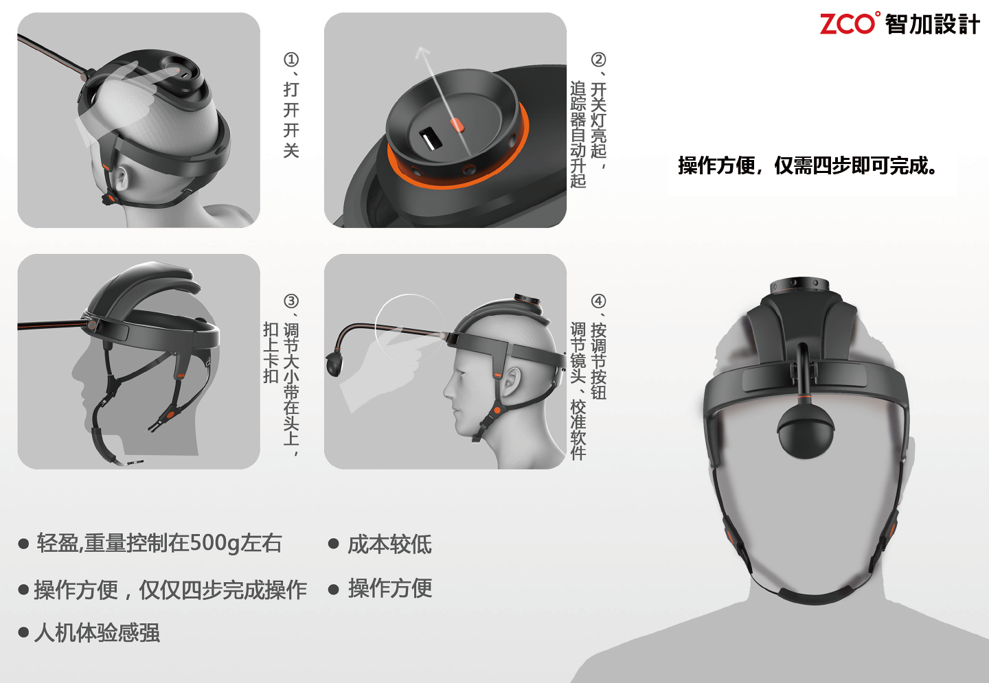 Easy operation，Lightweight structure，Man-machine experience，