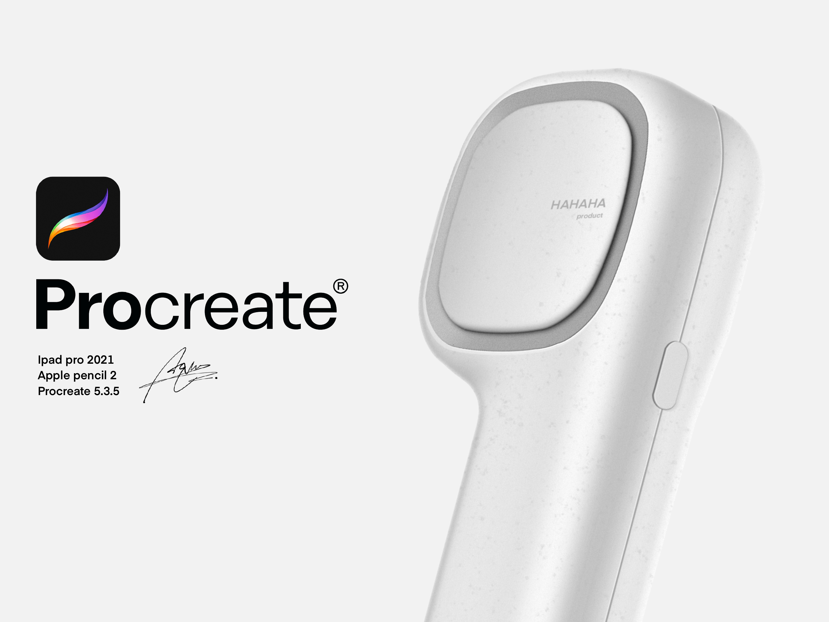 industrial design，Ubee ，Procreate，