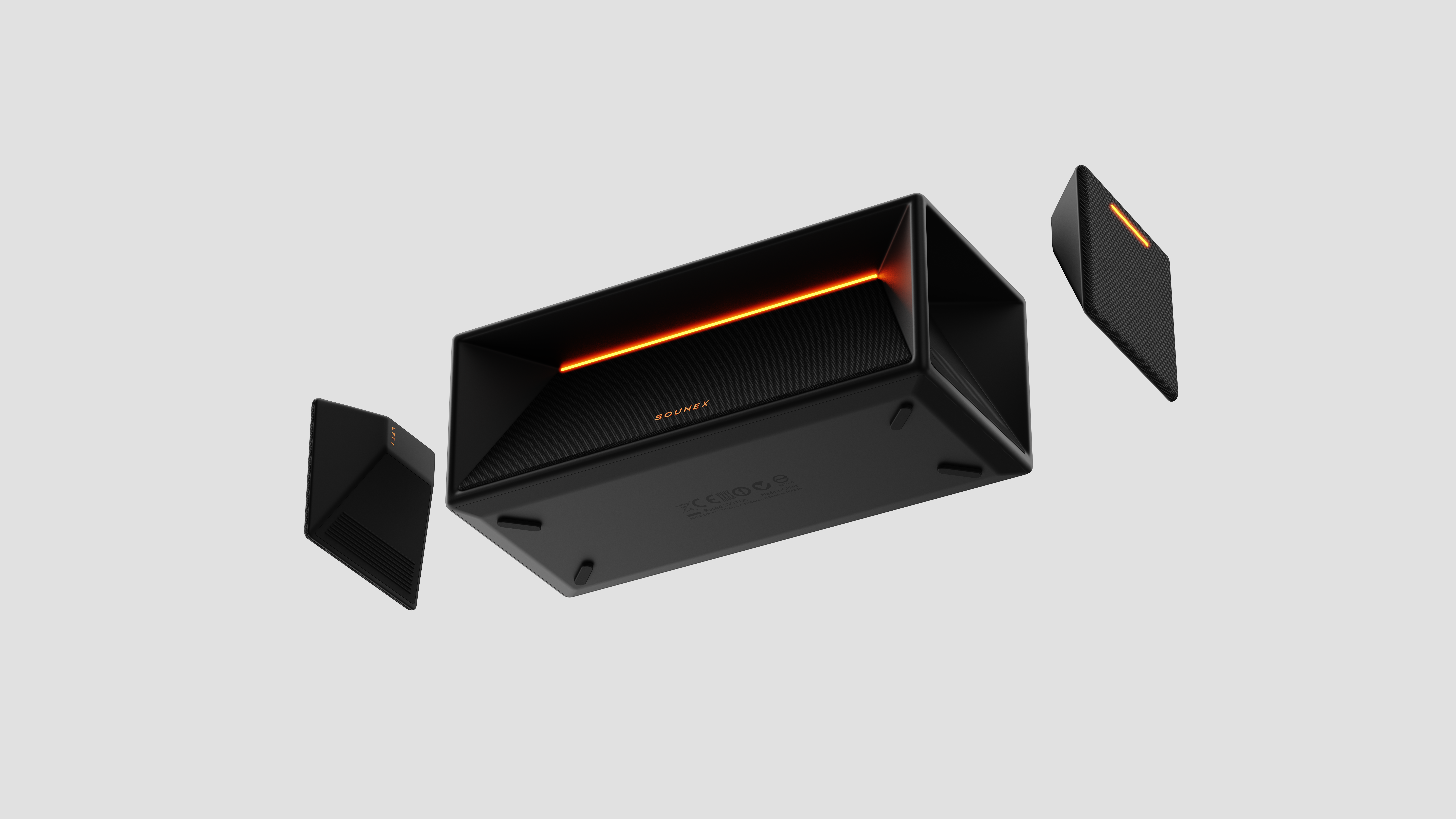 sound，loudspeaker box，Bluetooth，Minimalist，Home，Split type，stereo，modularization，