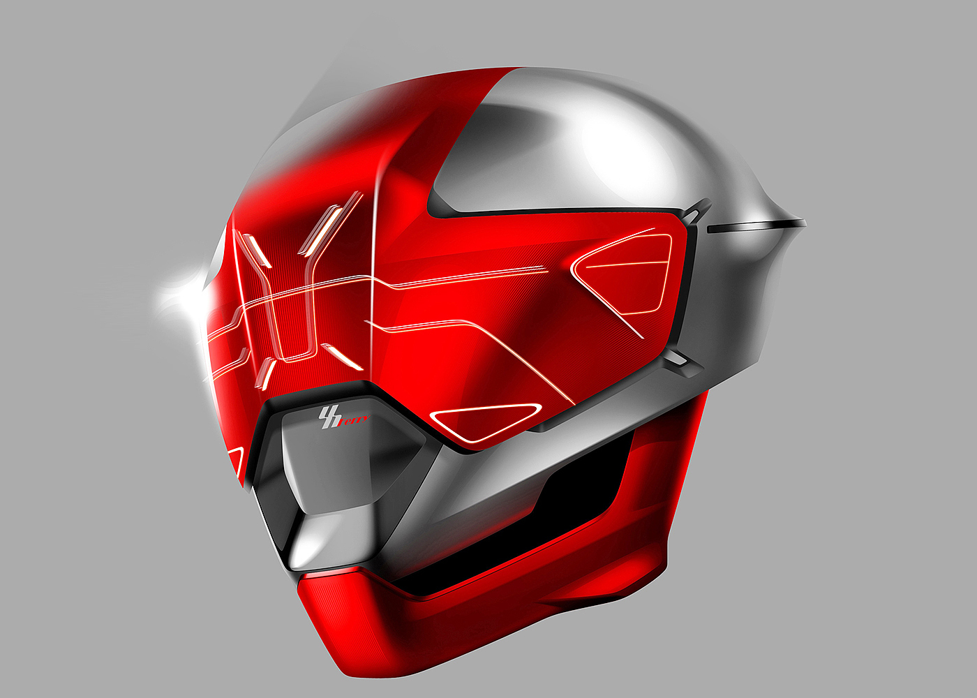 Helmet，conceptual design，robot，