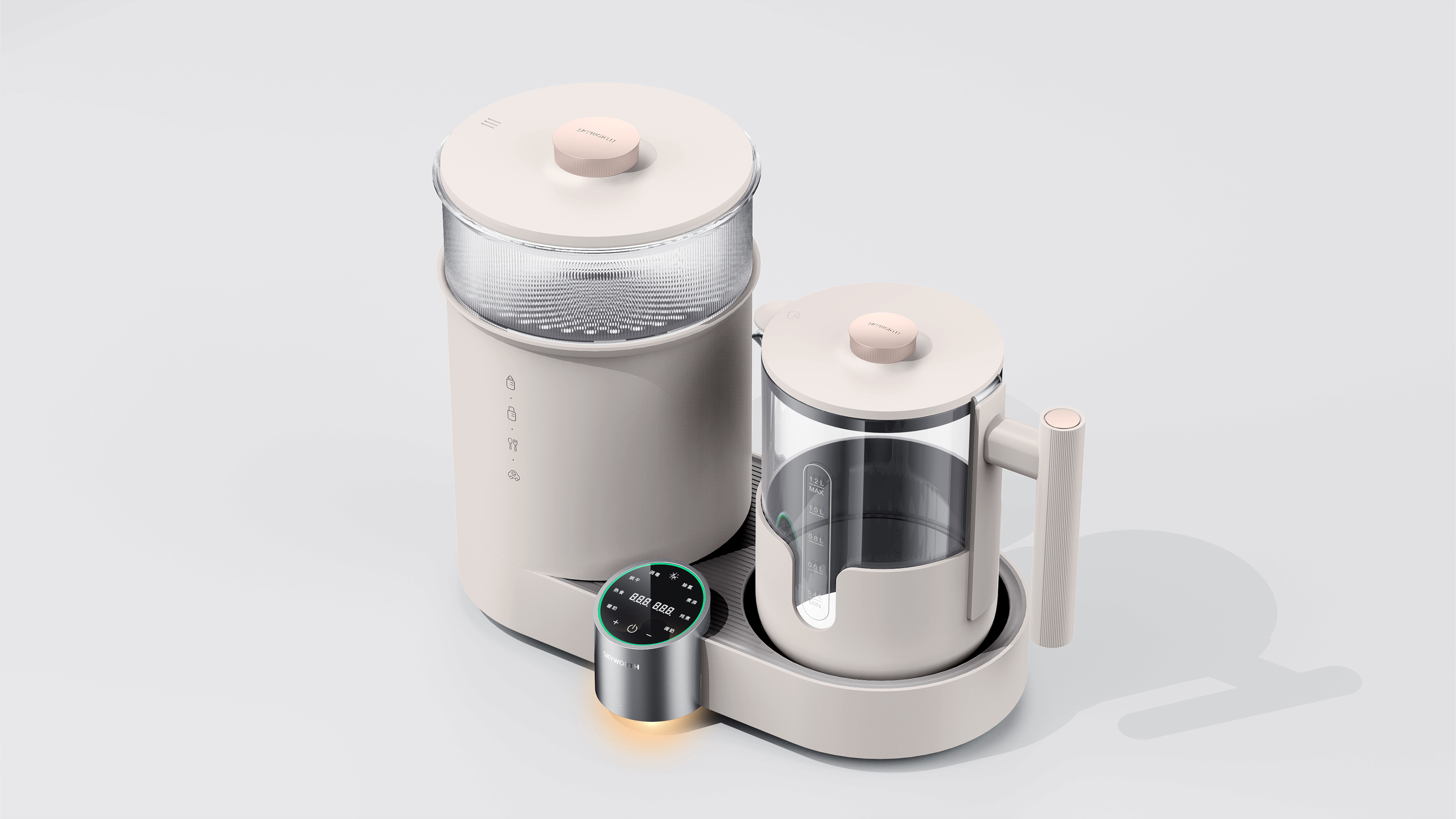 product design，Household appliances，Maternal and infant products，Milk warming machine，SKYWORTH，