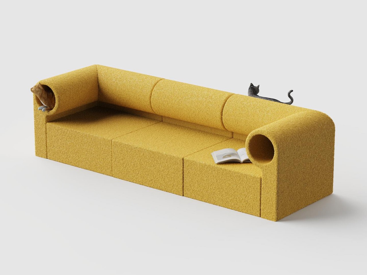 cat behavior，Cat tunnel，Creative seat，Pet Friendly，