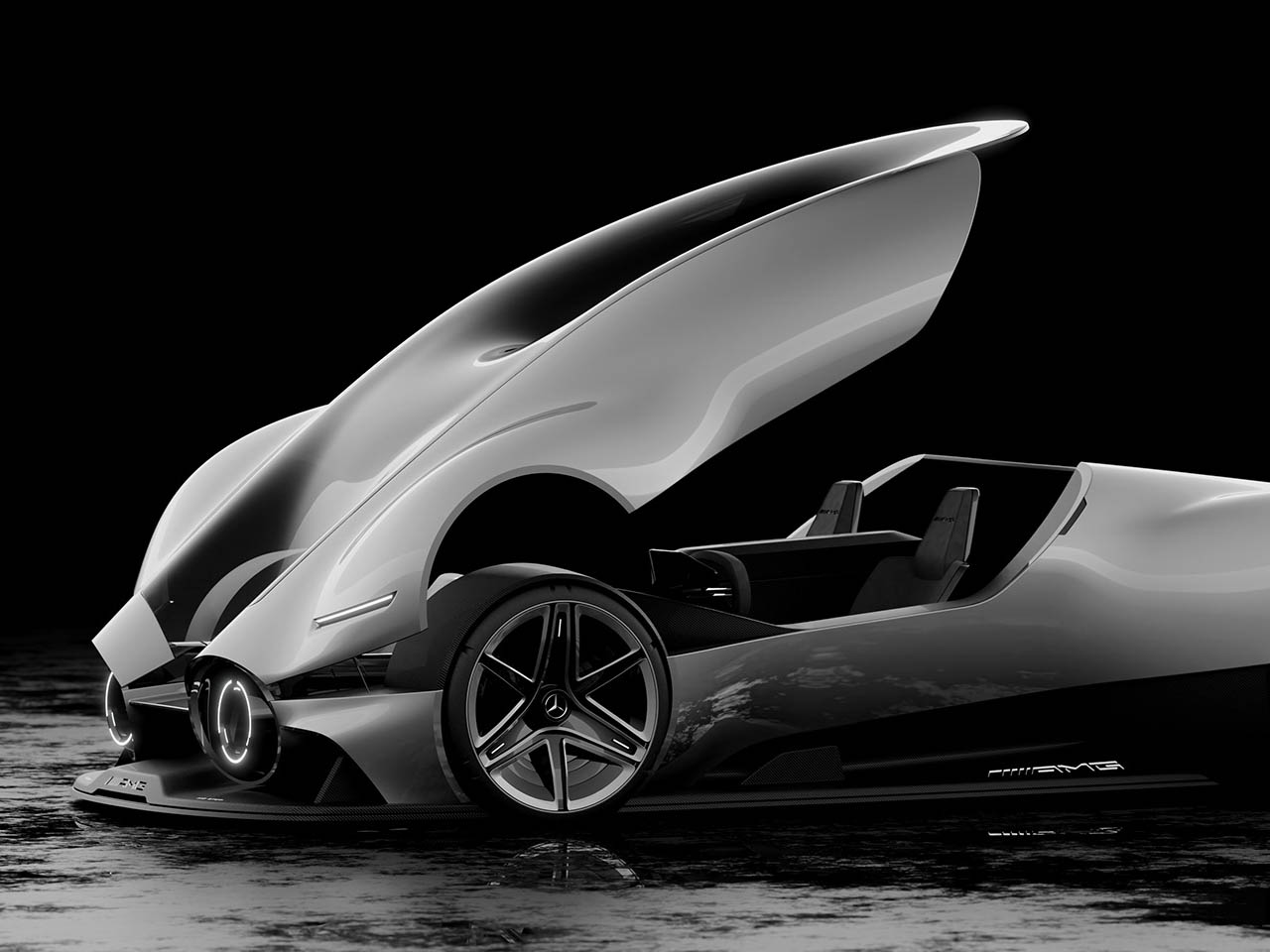 aerodynamics，AMG ONE，Super car，Racing engineering，