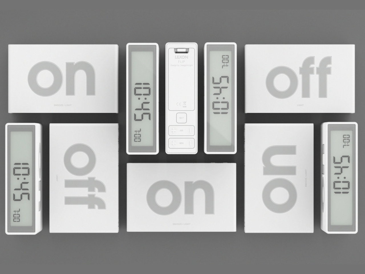 FLIP，alarm clock，Housewear & Furnishings，Home furnishings，