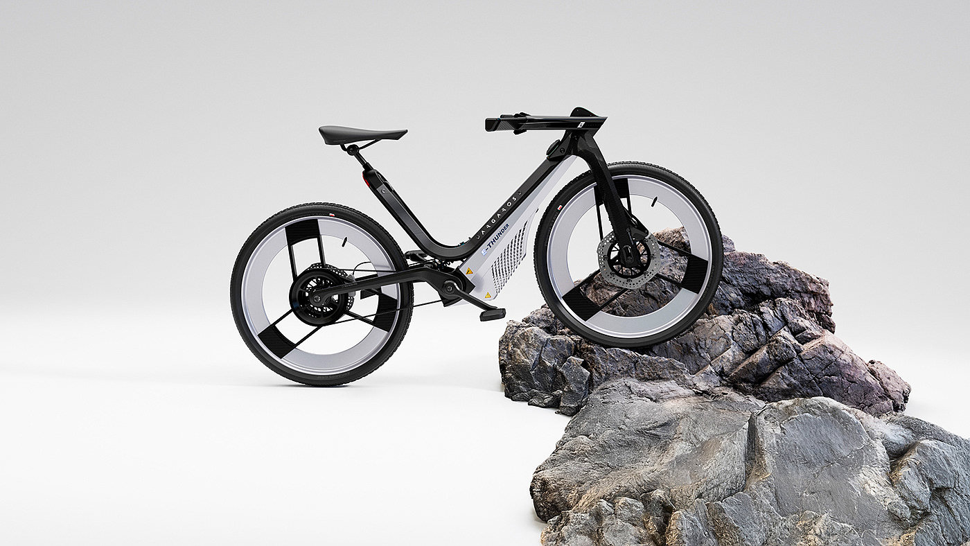 E-THUNDER，Electric bicycle，vehicle，industrial design，