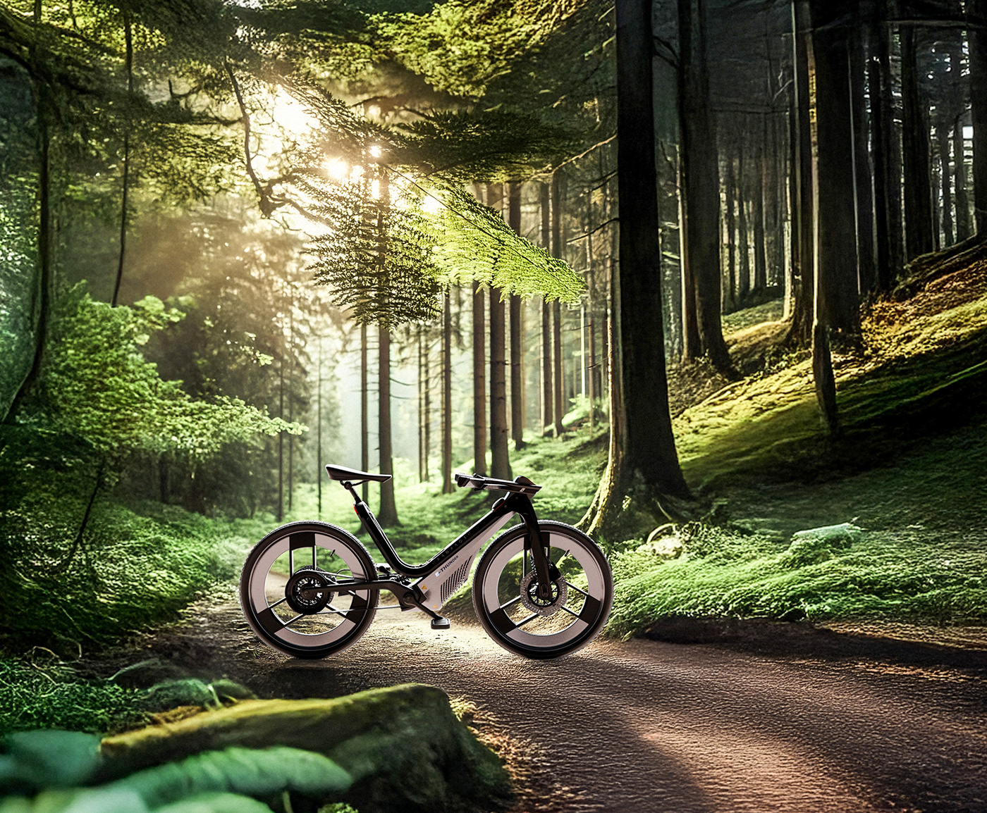 E-THUNDER，Electric bicycle，vehicle，industrial design，