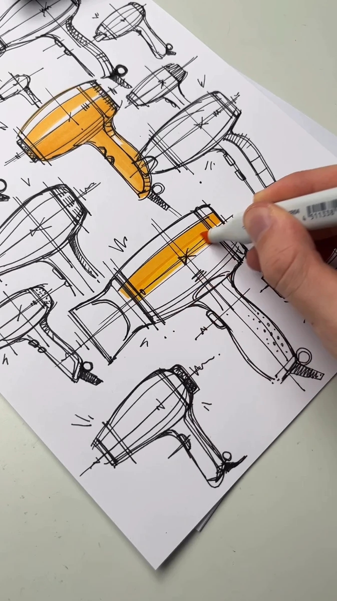 Hand drawn，industrial design，illustration，mapping，
