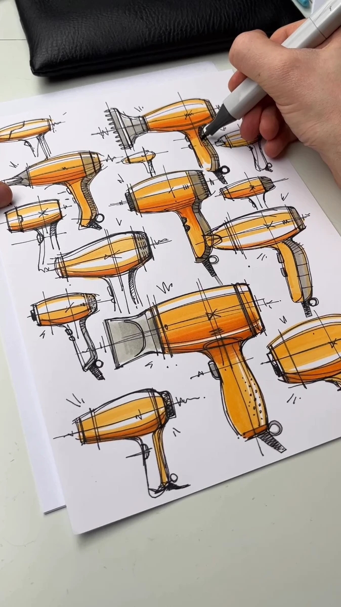 Hand drawn，industrial design，illustration，mapping，