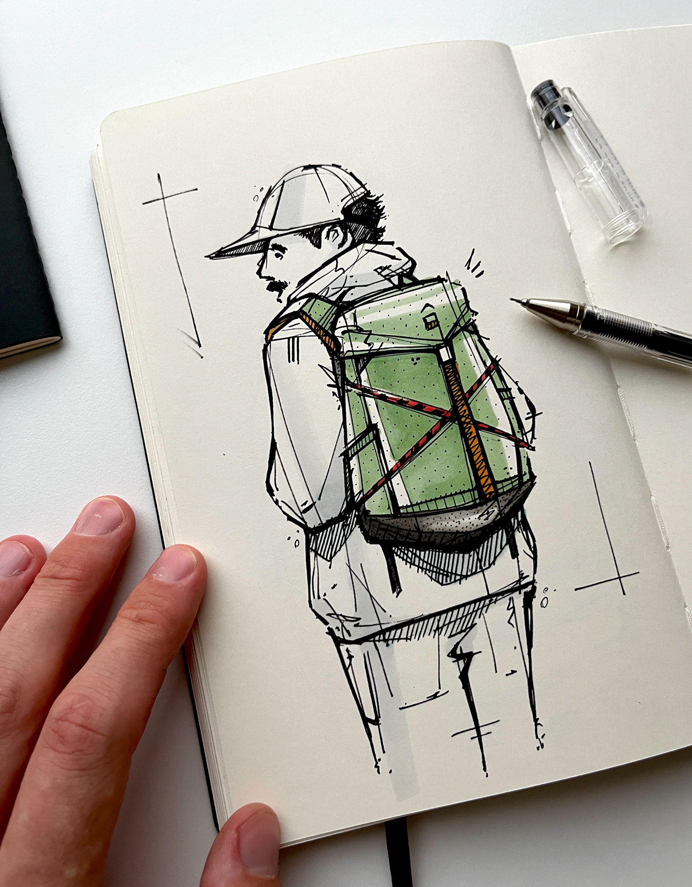 Hand drawn，industrial design，illustration，mapping，