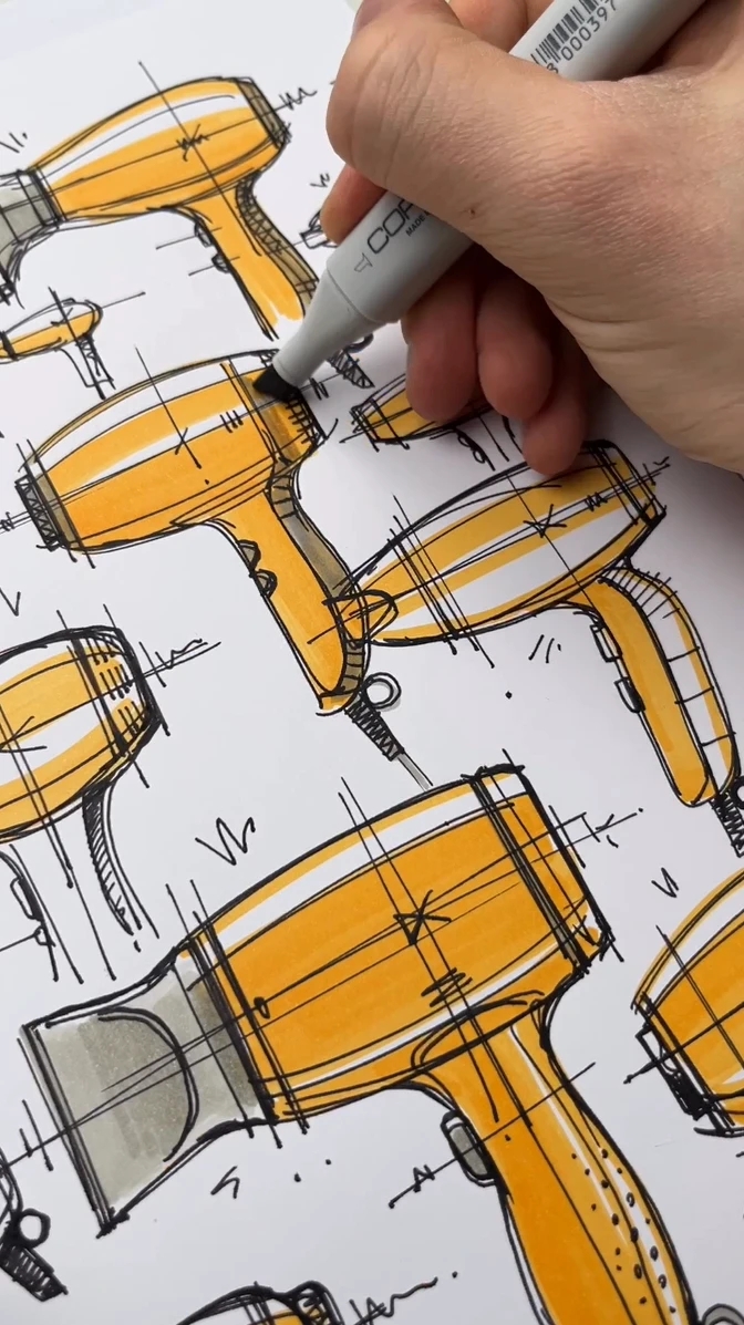 Hand drawn，industrial design，illustration，mapping，