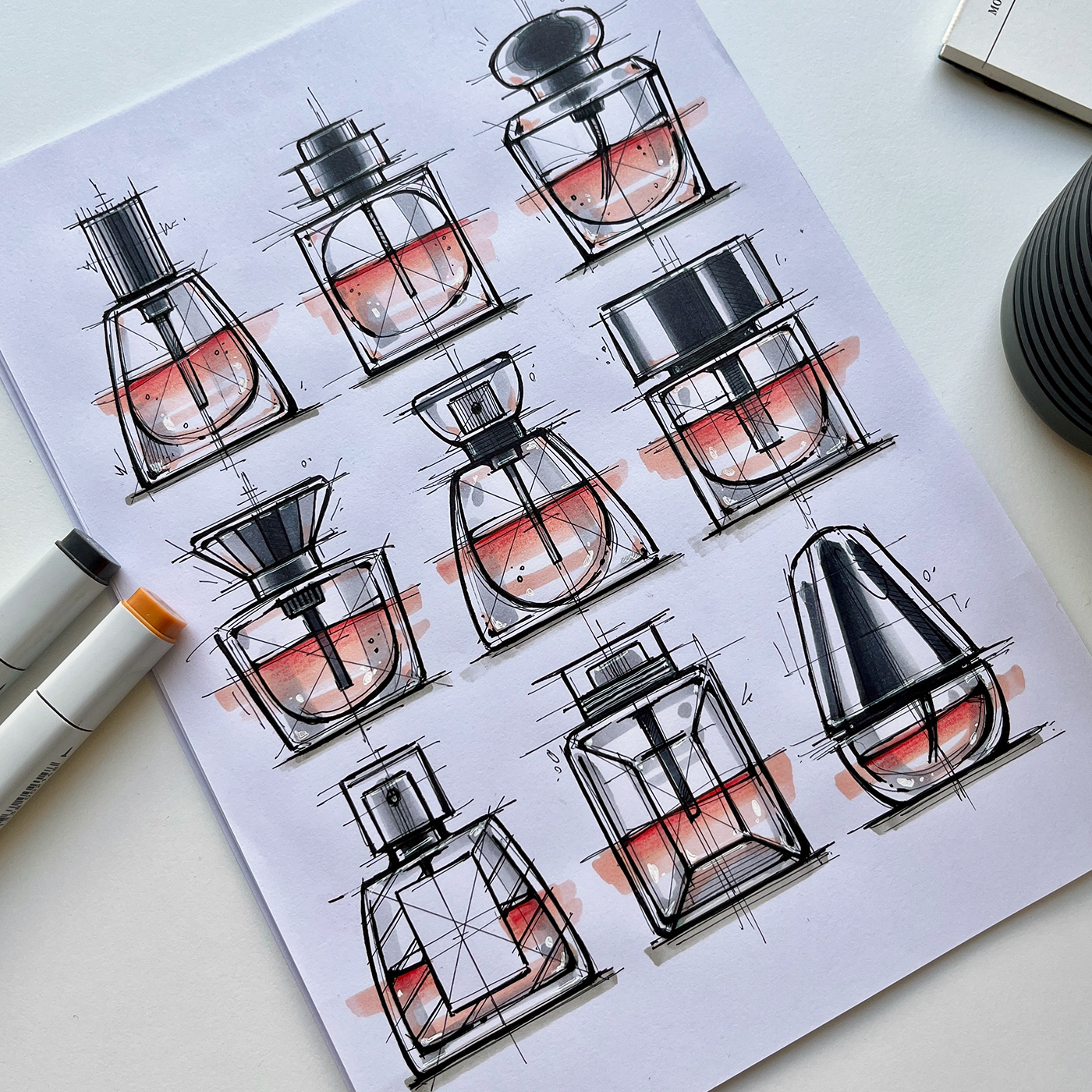 Hand drawn，industrial design，illustration，mapping，