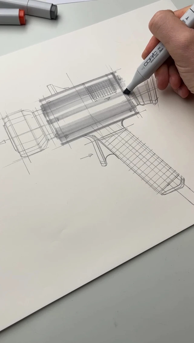 Hand drawn，industrial design，illustration，mapping，