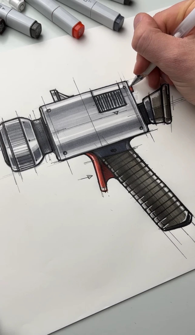 Hand drawn，industrial design，illustration，mapping，