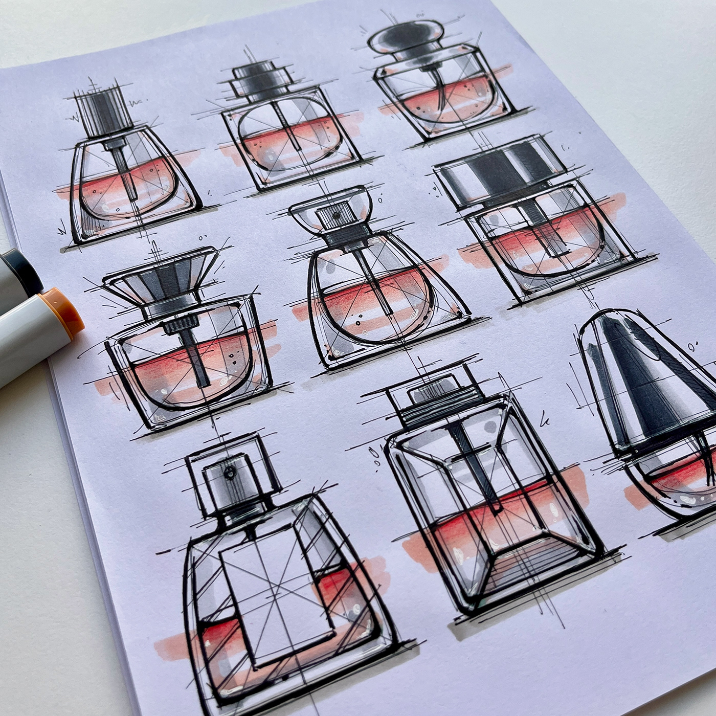 Hand drawn，industrial design，illustration，mapping，